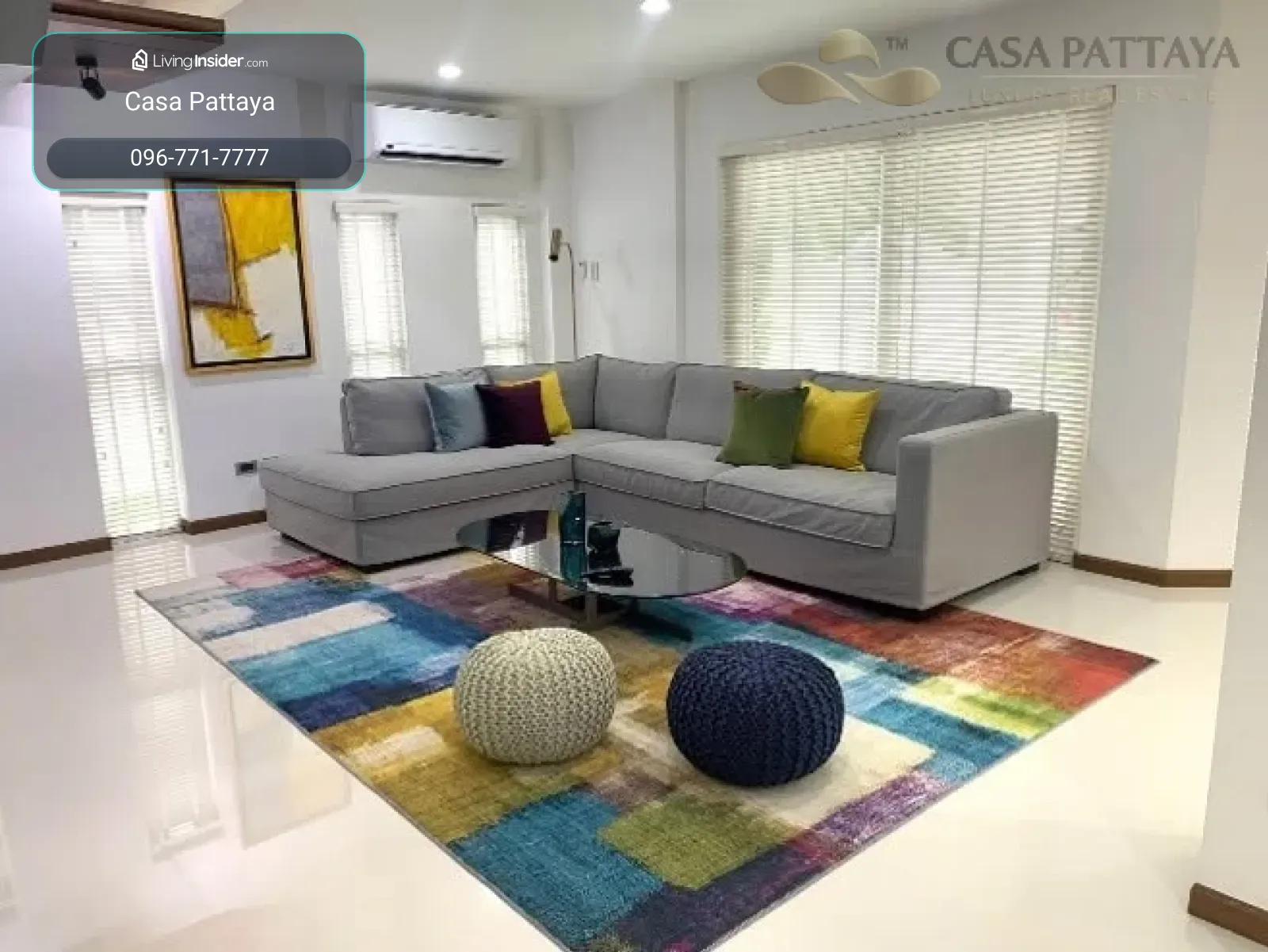 [ให้เช่า] พูลวิลล่าหรูโมเดิร์นหลังใหญ่ Casa Jomtien – รูปที่ 3