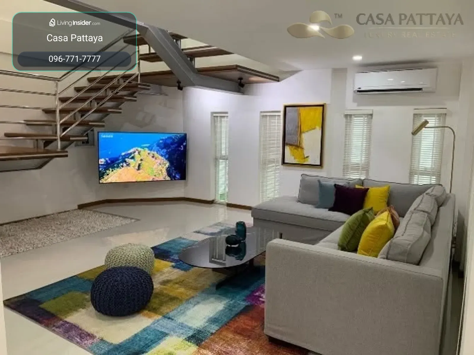 [ให้เช่า] พูลวิลล่าหรูโมเดิร์นหลังใหญ่ Casa Jomtien – รูปที่ 4