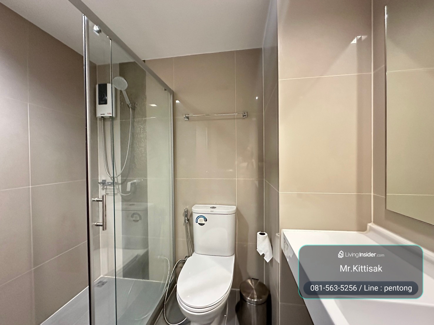 ปล่อยเช่า Ideo สุขุมวิท93  สตูดิโอ 27 ตร.ม. 14,000 บาท สัญญา 1 ปี – รูปที่ 4