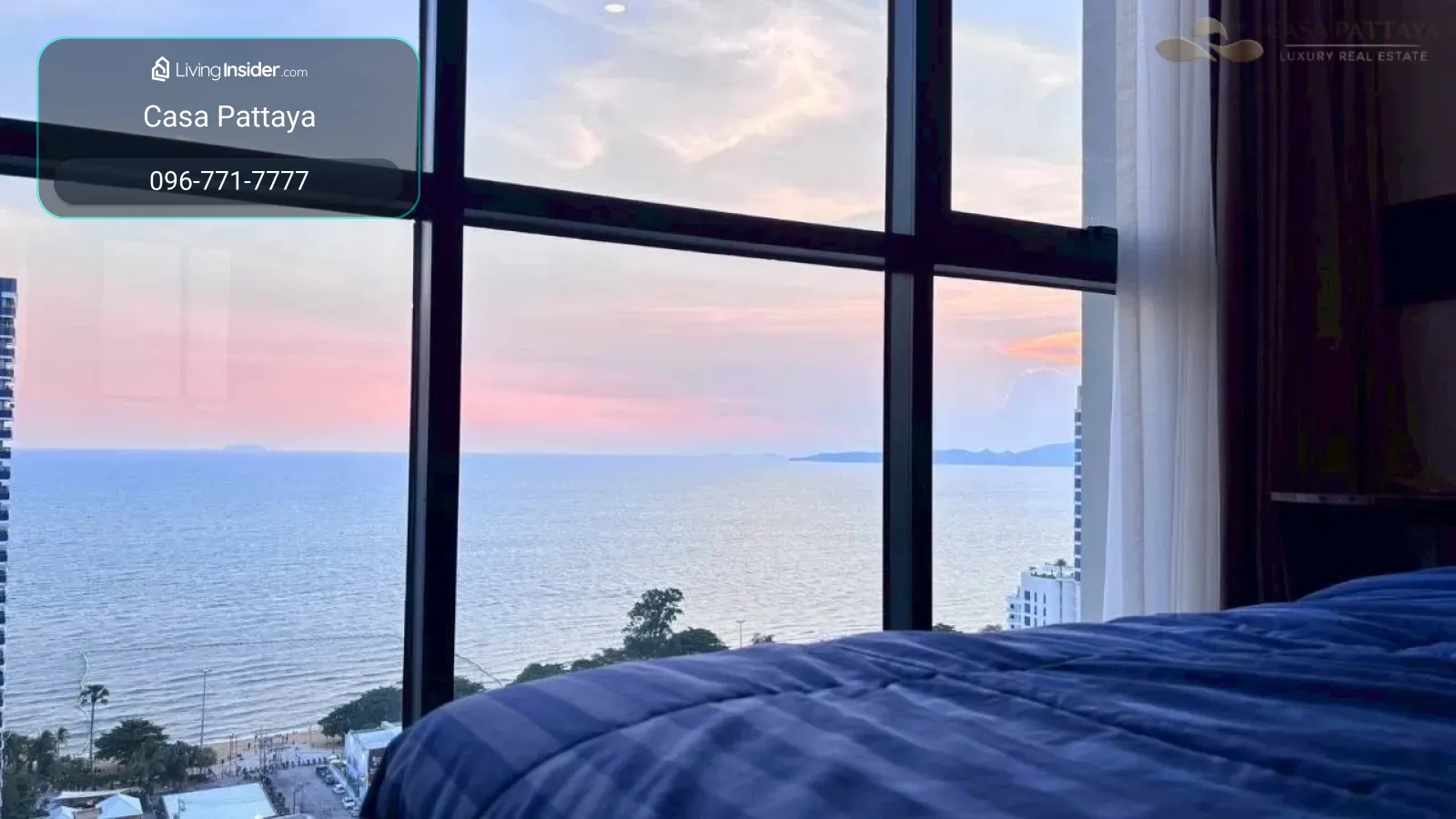 ให้เช่าคอนโดหรูวิวทะเลชั้นสูง The Panora Pattaya – รูปที่ 2