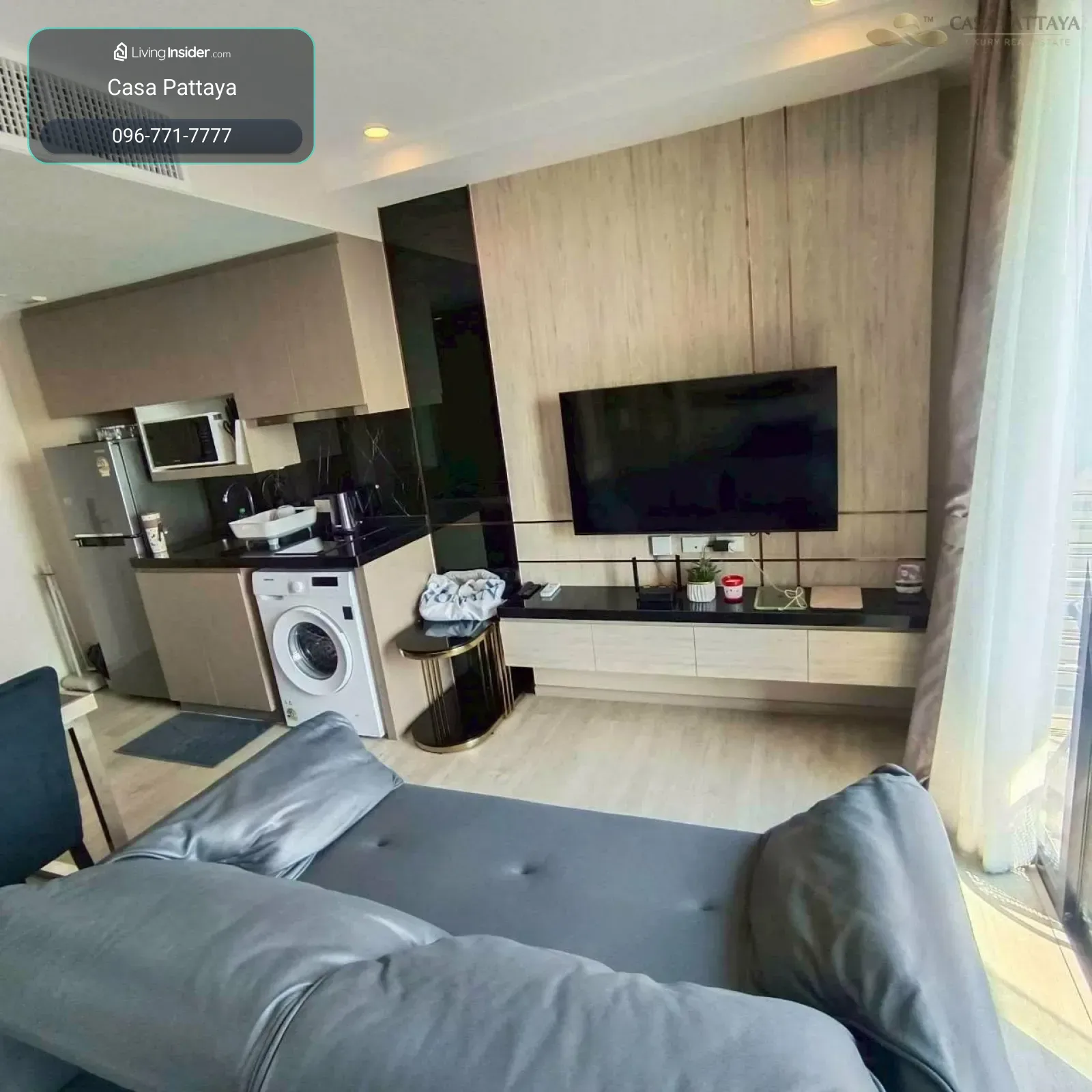 ให้เช่าคอนโดหรูวิวทะเลชั้นสูง The Panora Pattaya – รูปที่ 3