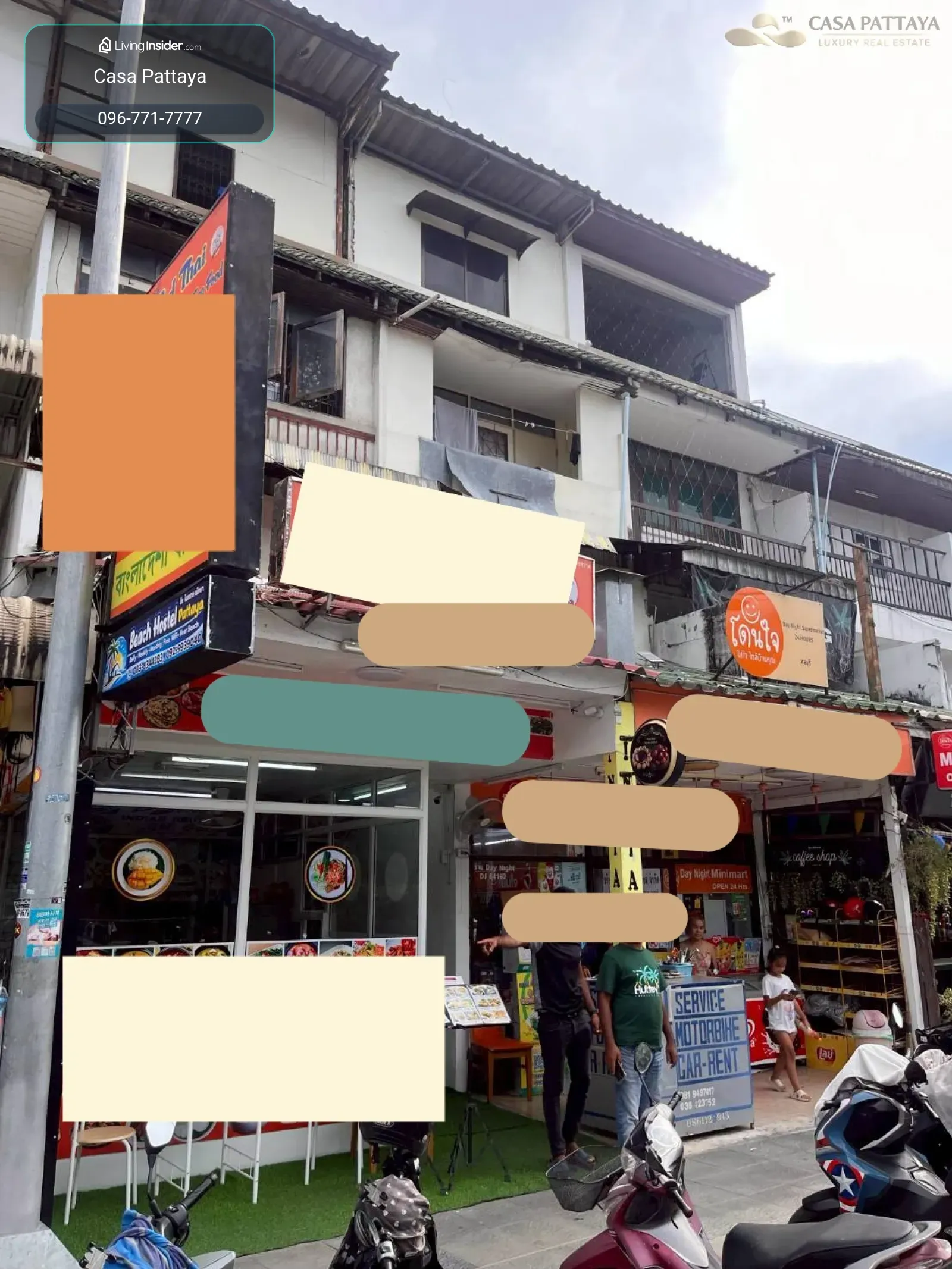ธุรกิจสำหรับขายในใจกลางพัทยา | มินิมาร์ท + ร้านอาหาร + โฮสเทล – รูปที่ 2