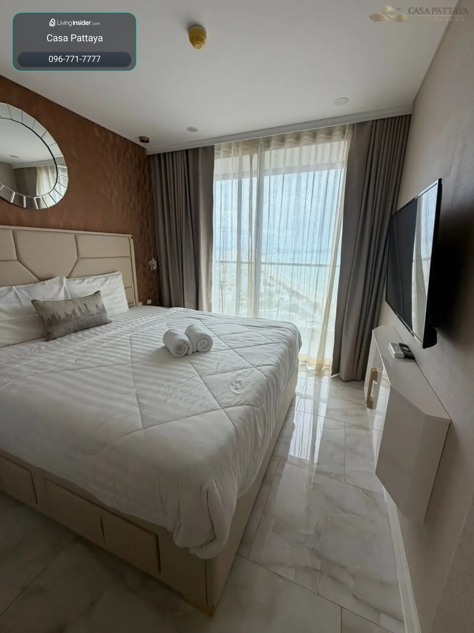Luxury 1-BR Condo for Rent at Copacabana Beach Jomtien – รูปที่ 2