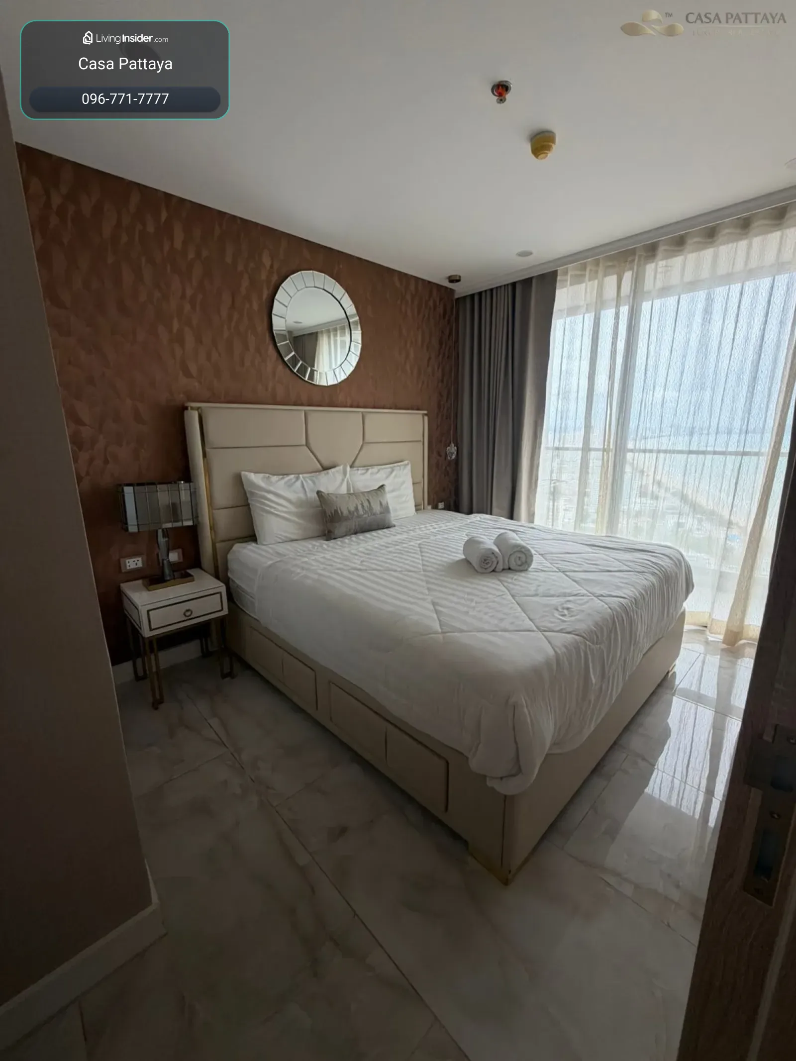 Luxury 1-BR Condo for Rent at Copacabana Beach Jomtien – รูปที่ 3