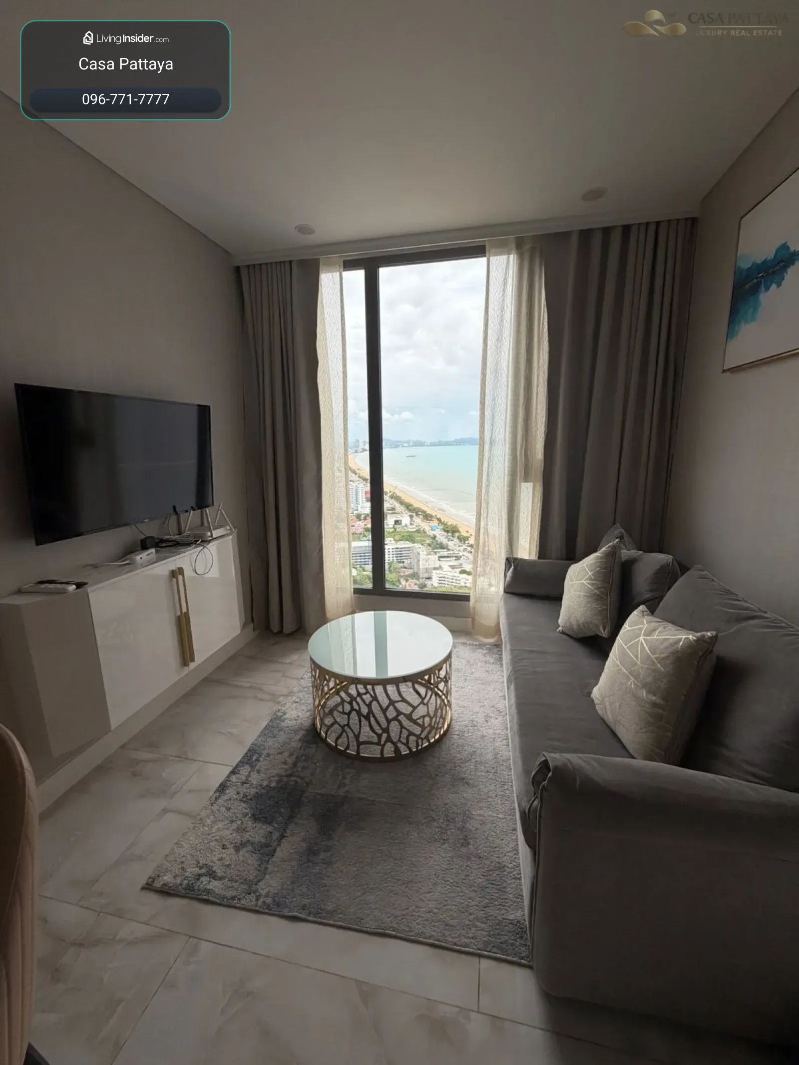 Luxury 1-BR Condo for Rent at Copacabana Beach Jomtien – รูปที่ 4
