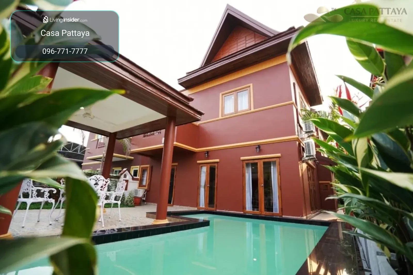 ปล่อยเช่าพูลวิลล่าทรงไทยโมเดิร์น ซอยนาจอมเทียน 6 – รูปที่ 2