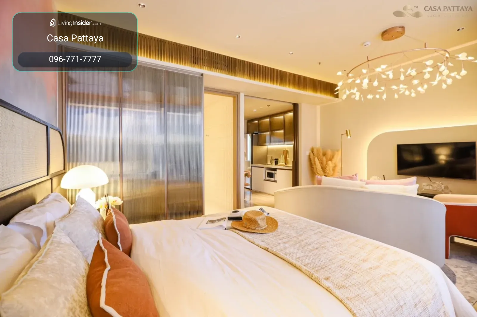 ขายคอนโดหรูติดหาด Arom Jomtien 1 ห้องนอน วิวทะเล – รูปที่ 4