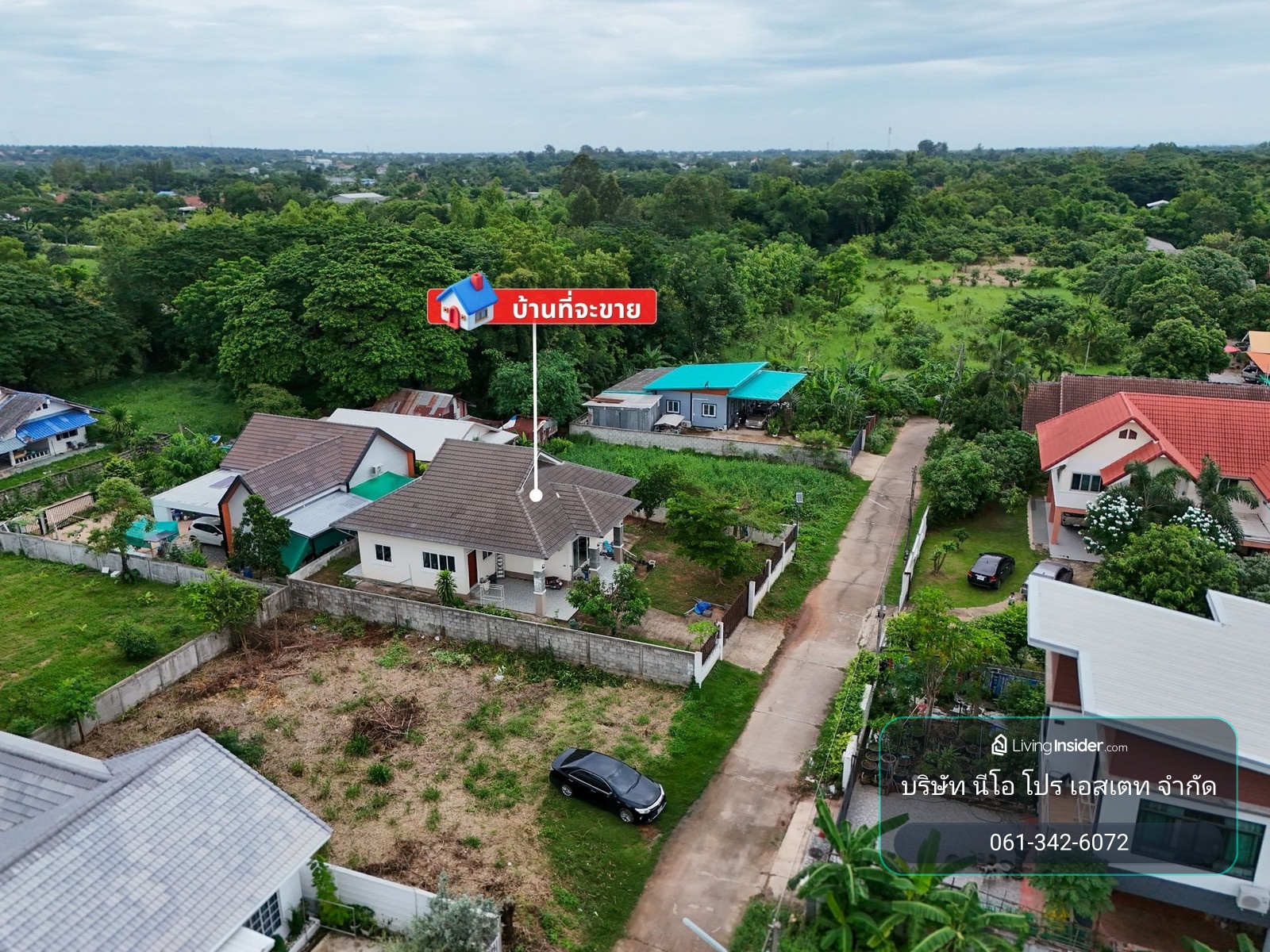 ขายบ้านสวน ขอนแก่น บนที่ดิน 100 ตร.วา ใกล้บึงทุ่งสร้าง | 3 ห้องนอน  – รูปที่ 3
