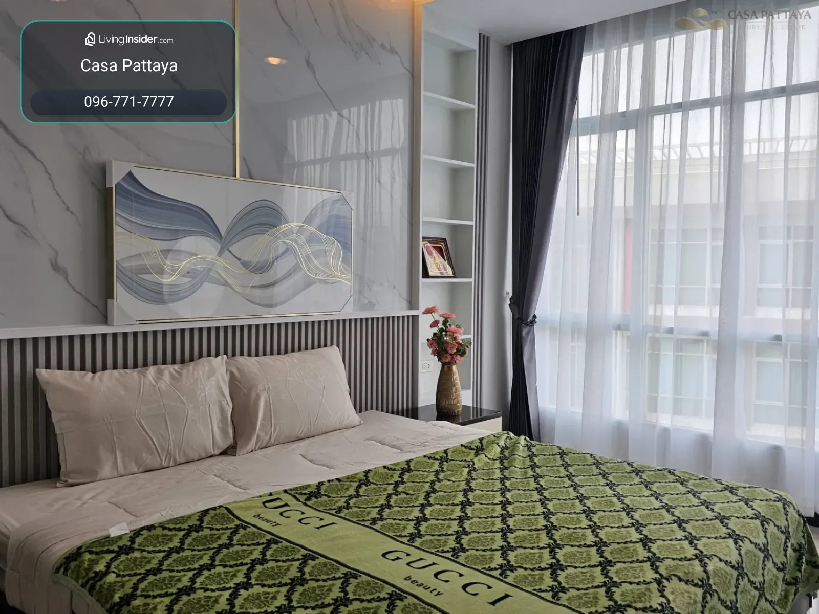 ขายคอนโด 1 ห้องนอน ซีซี 1 (CC Condo 1) วิวสระ แต่งครบพร้อมอยู่ – รูปที่ 2