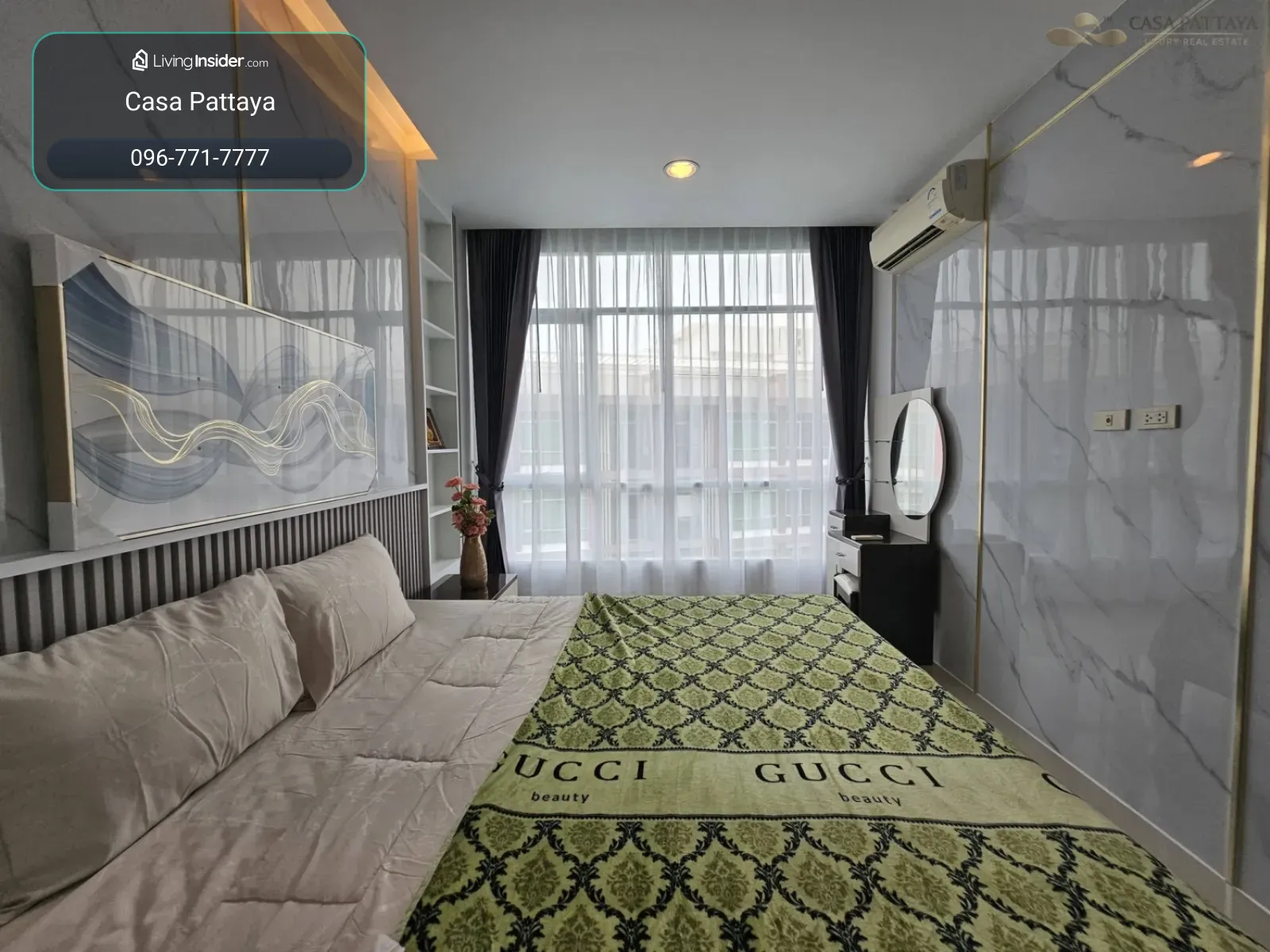 ขายคอนโด 1 ห้องนอน ซีซี 1 (CC Condo 1) วิวสระ แต่งครบพร้อมอยู่ – รูปที่ 3