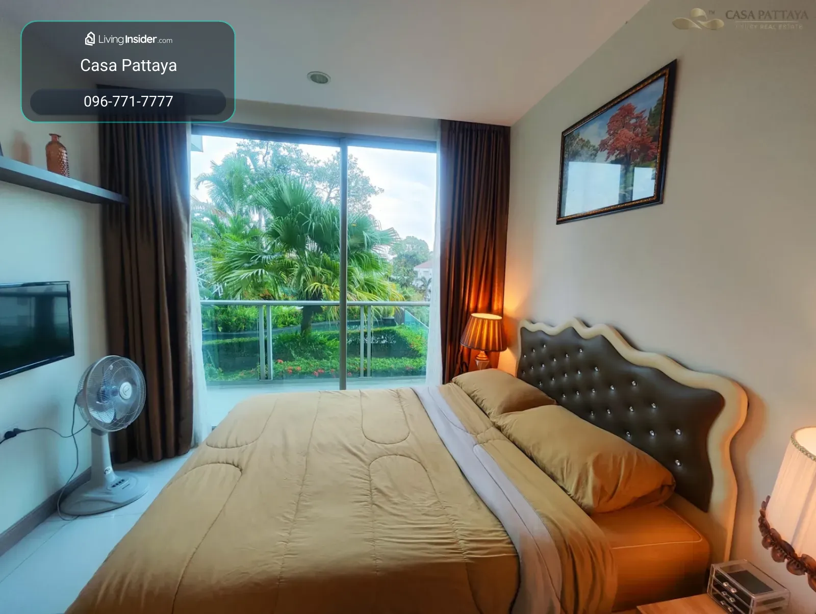 ให้เช่า/ขาย คอนโดหรู The Riviera วงศ์อมาตย์ 1 นอน ระเบียงกว้าง วิวสระ – รูปที่ 2