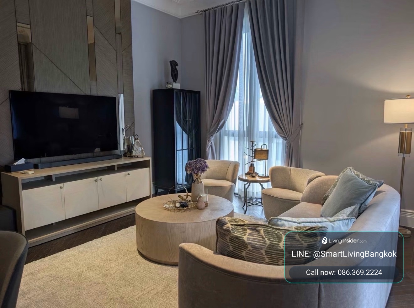 ให้เช่า/ ขาย คอนโดหรู 98 Wireless แบบ Duplex พื้นที่ 245 ตร.ม 3 ห้องนอน ใกล้ BTS Ploenchit และ Lumpini Park – รูปที่ 2