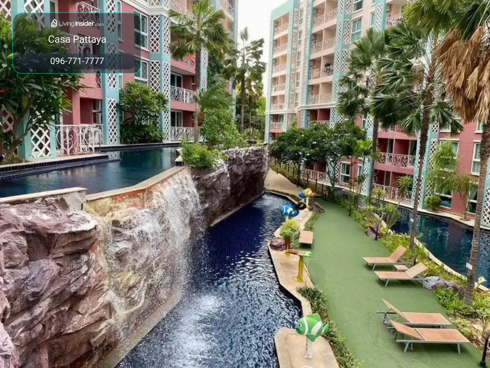 ให้เช่าคอนโด ติดสระว่ายน้ำ (Pool Access)! แกรนด์ แคริบเบียน – รูปที่ 4