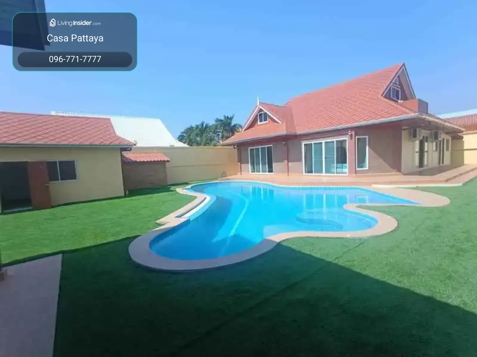 Pool Villa For Sale & Rent! The Ville Jomtien — Pool & Jacuzzi – รูปที่ 2