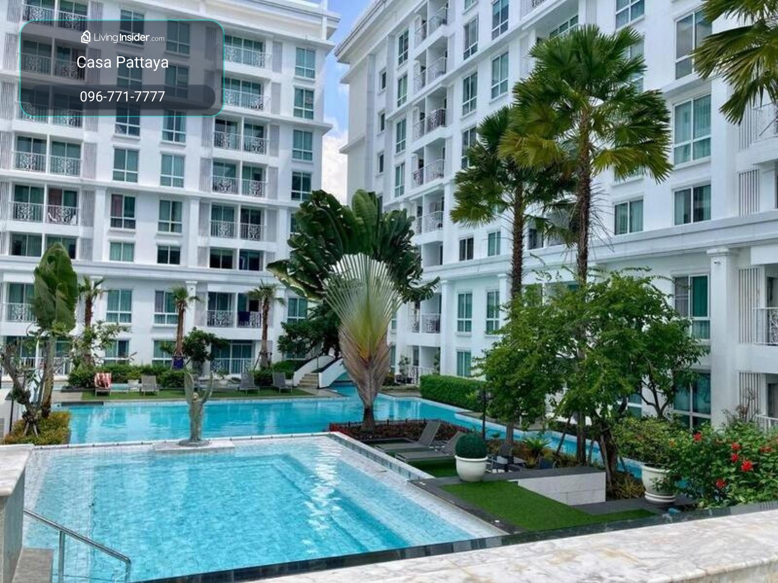 คอนโดวิวสระว่ายน้ำขายที่ Orient Resort Jomtien – รูปที่ 2