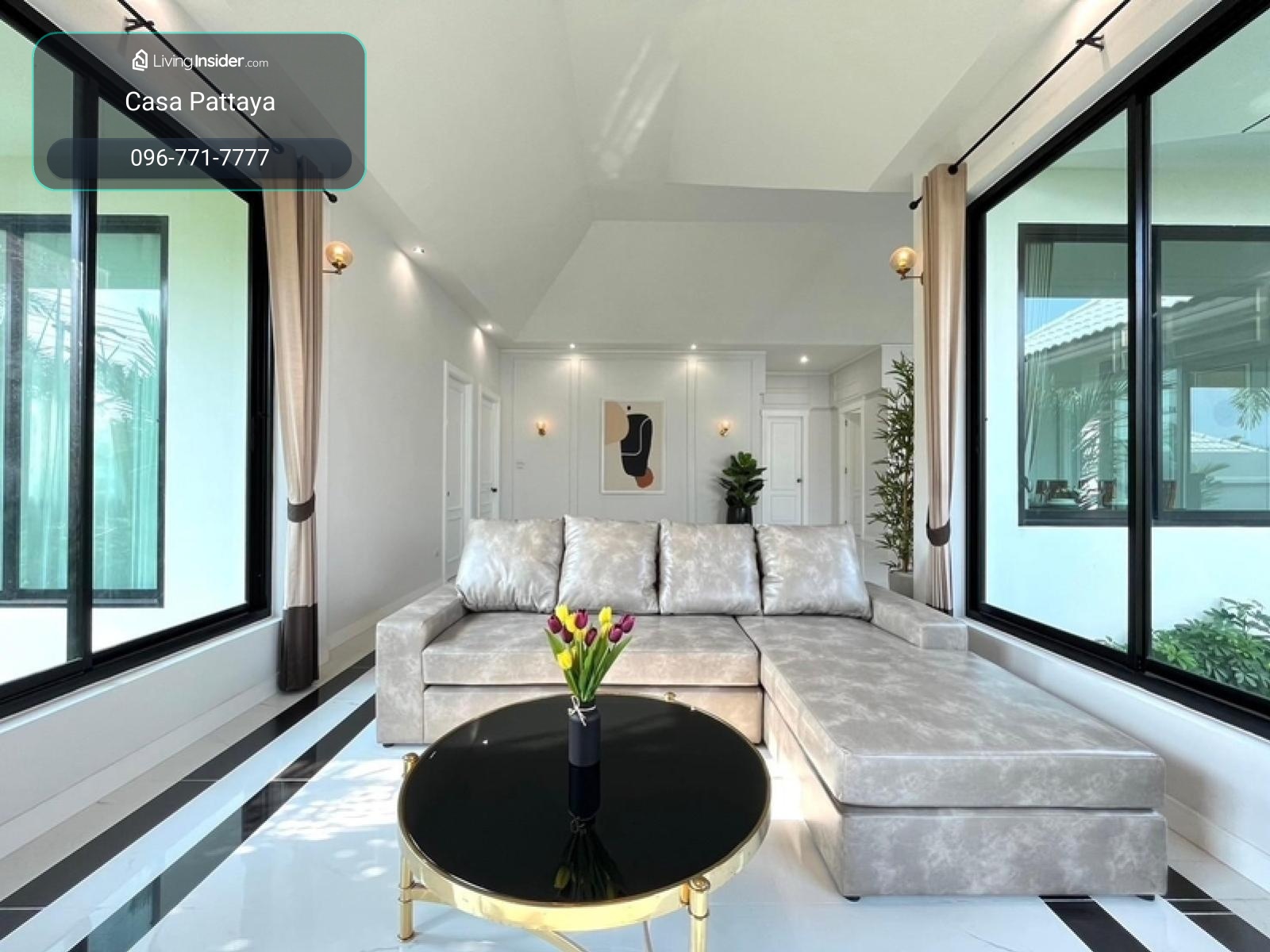 ขายบ้านเดี่ยวสไตล์โมเดิร์นสร้างใหม่ โครงการ นิพพาน เชด พัทยา – รูปที่ 3