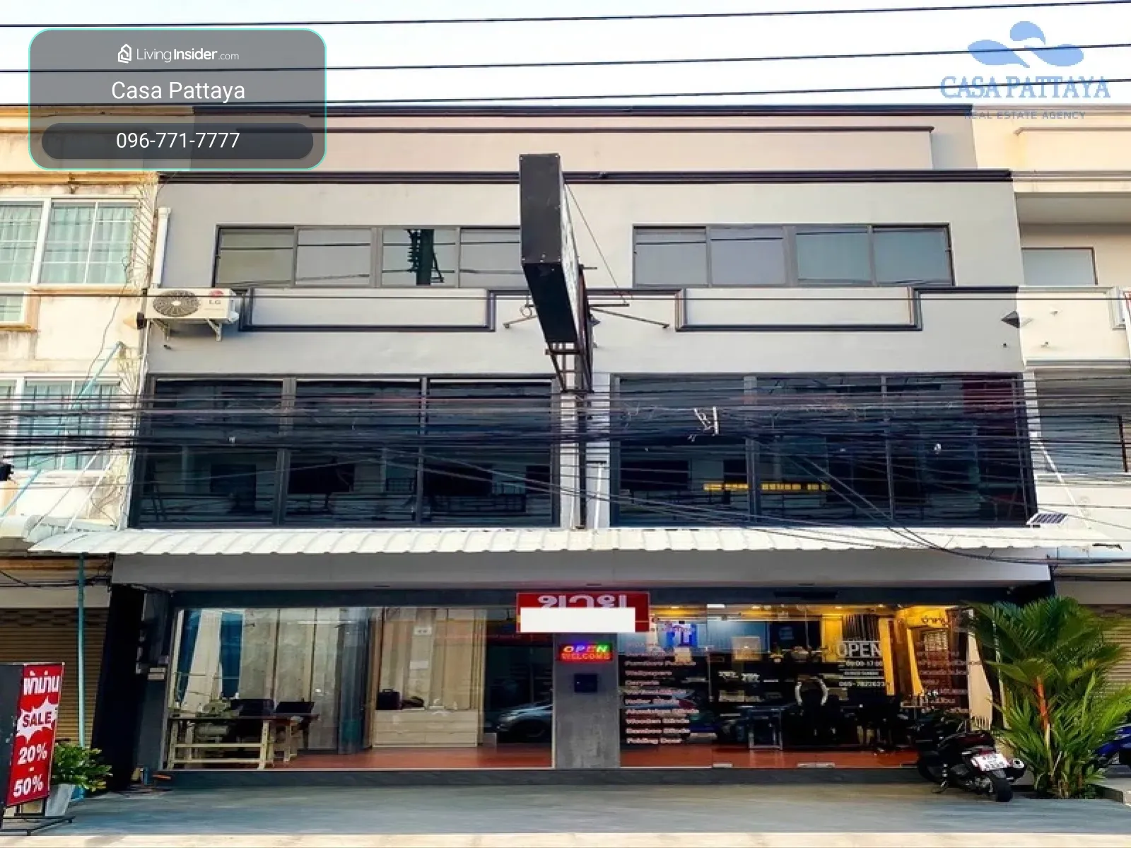 ขายอาคารพาณิชย์ 2 คูหา 3 ชั้น ทำเลพัทยากลาง – รูปที่ 2