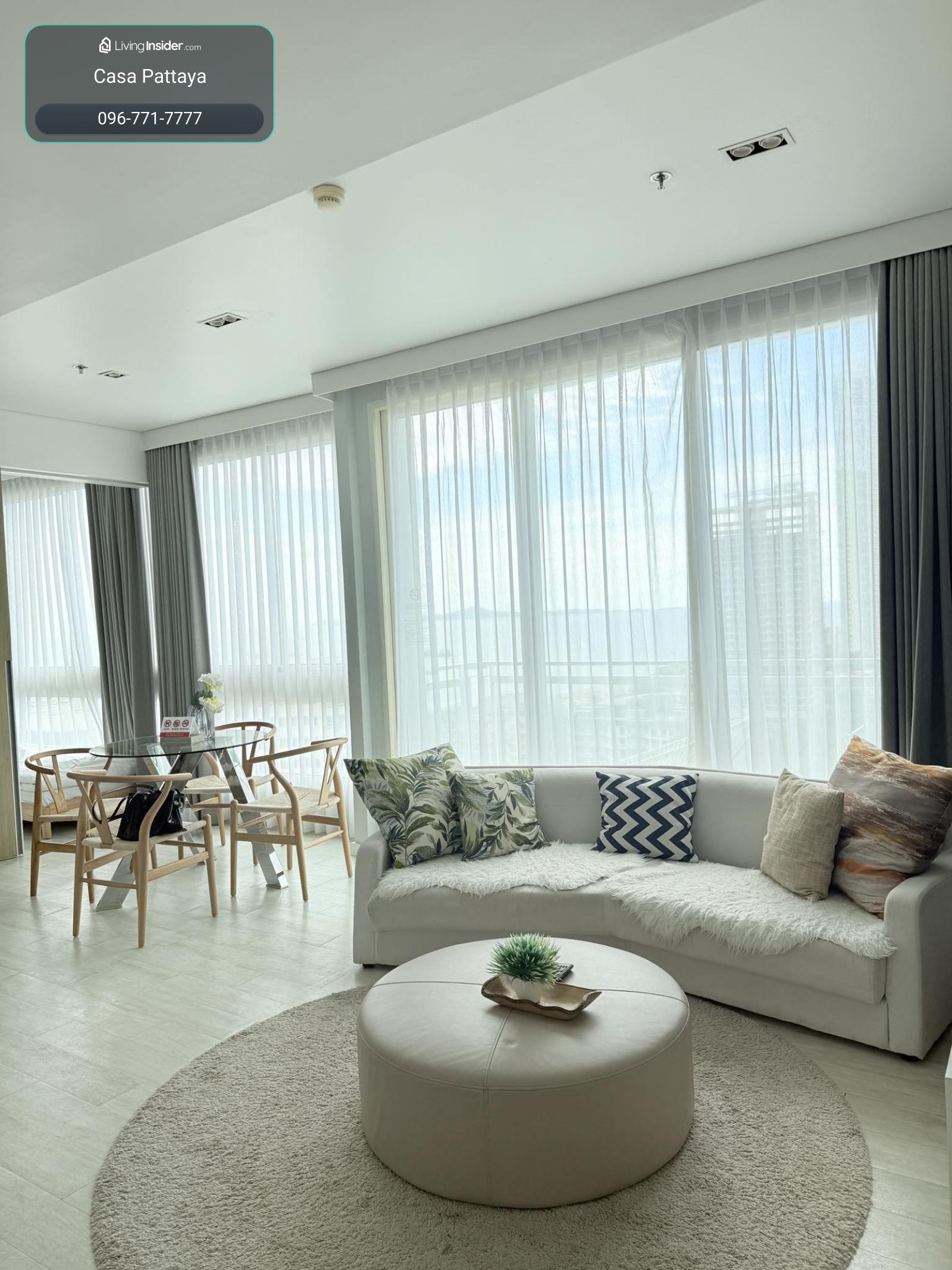 คอนโดมิเนียมหรูพร้อมวิวทะเลที่ Veranda Residence – พร้อมเฟอร์นิเจอร์ – รูปที่ 2