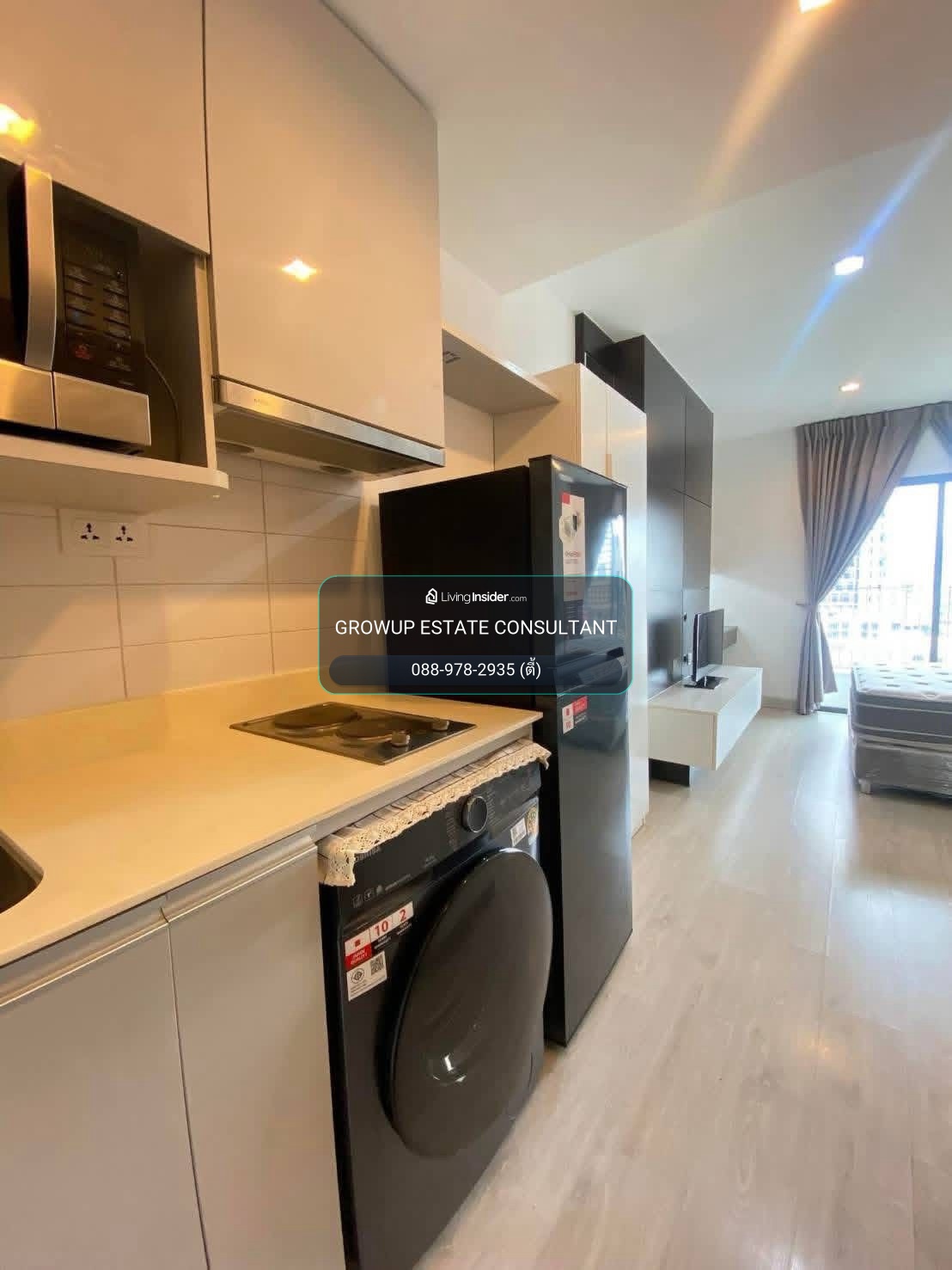 P-3080🔥🔥 ห้องพร้อมอยู่ ทำเลดี ใกล้ BTS อ่อนนุช Ideo mobi สุขุมวิท 81 – รูปที่ 4