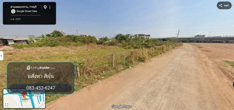 Beautiful vacant land for sale, area 200 square meters, Don Sai Subdistrict, Pak Tho District, Ratchaburi Province. – รูปที่ 2