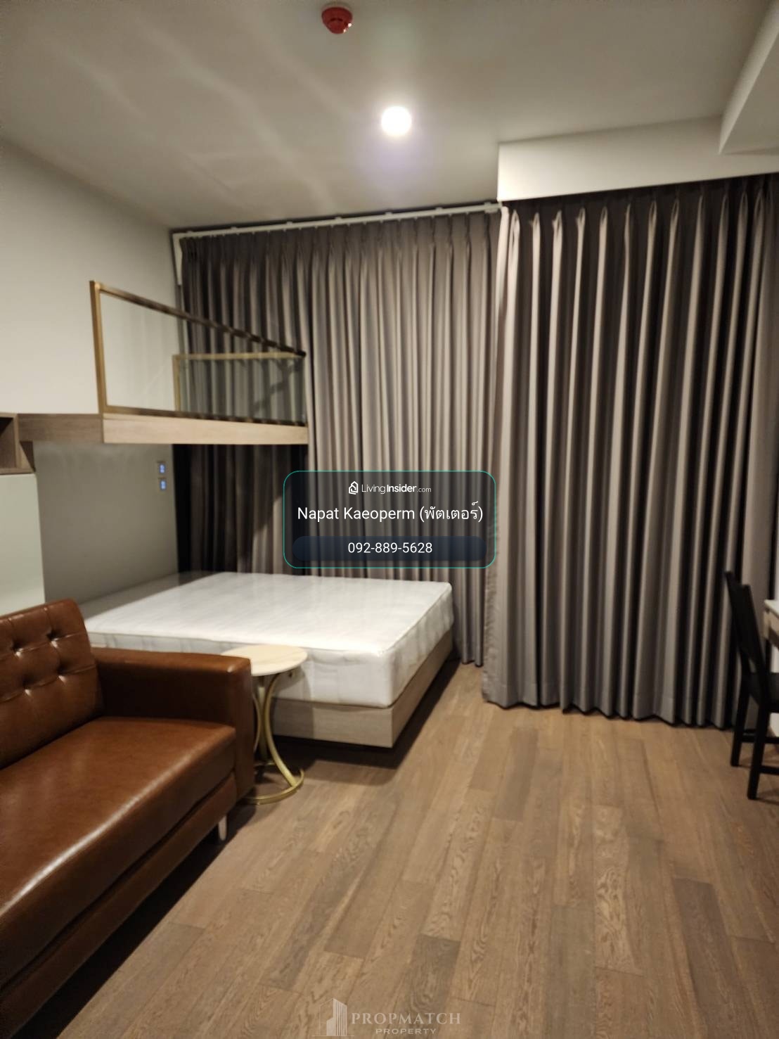 ✨ให้เช่า Park Origin Phayathai (พาร์ค ออริจิ้น พญาไท) | 1 Bed Plus ขนาด 30ตร.ม. มีเครื่องซักผ้าพร้อมอยู่ 19,000 โซฟาหนังจึ้งๆ มีที่นอนเสริมMini Duplex style สนใจติดต่อ Agent putter 0928895628  – รูปที่ 2