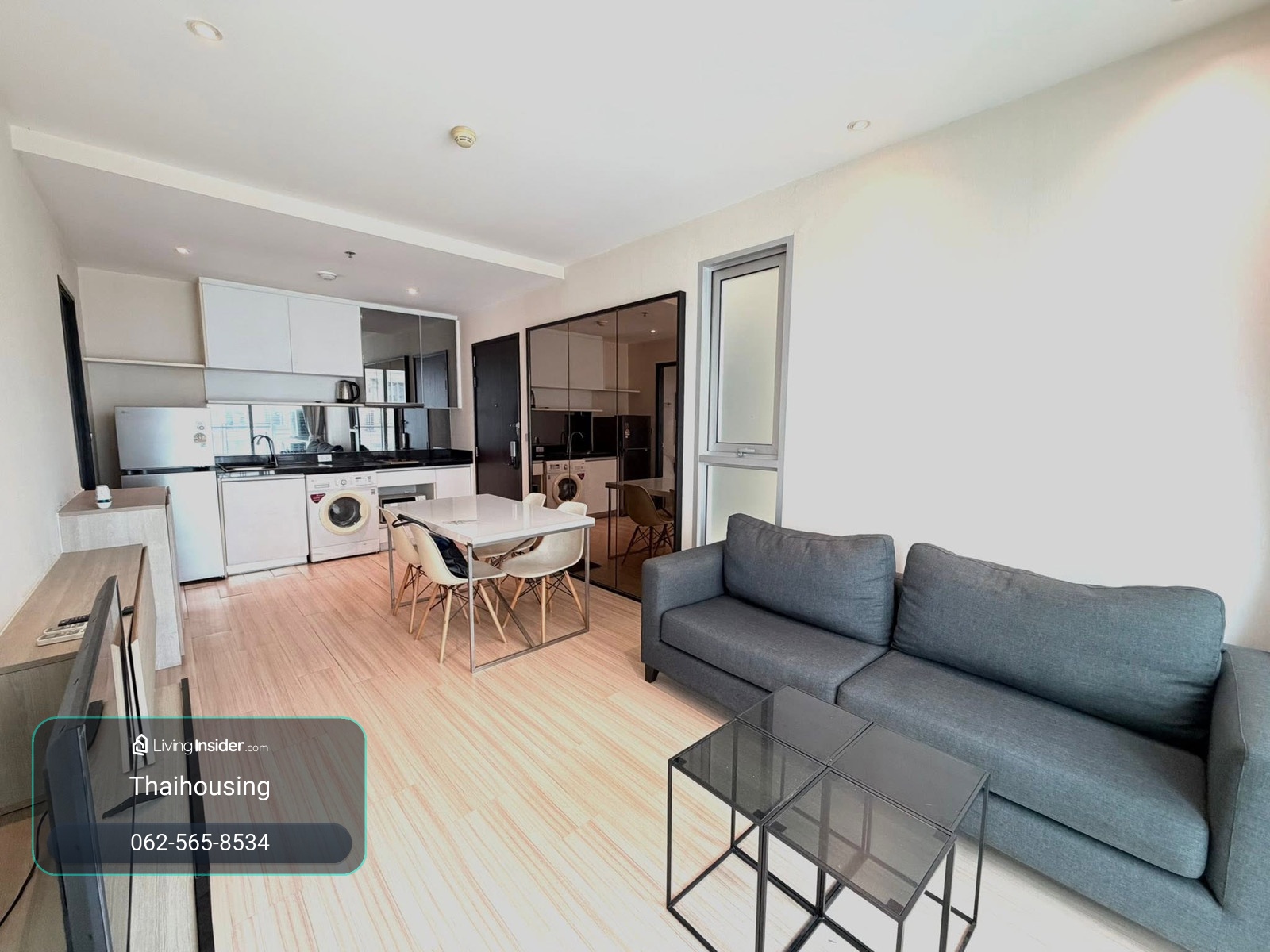 🚩A132 ให้เช่า Le Luk Condominium (Skywalk) ห้องมุมกว้าง – รูปที่ 2