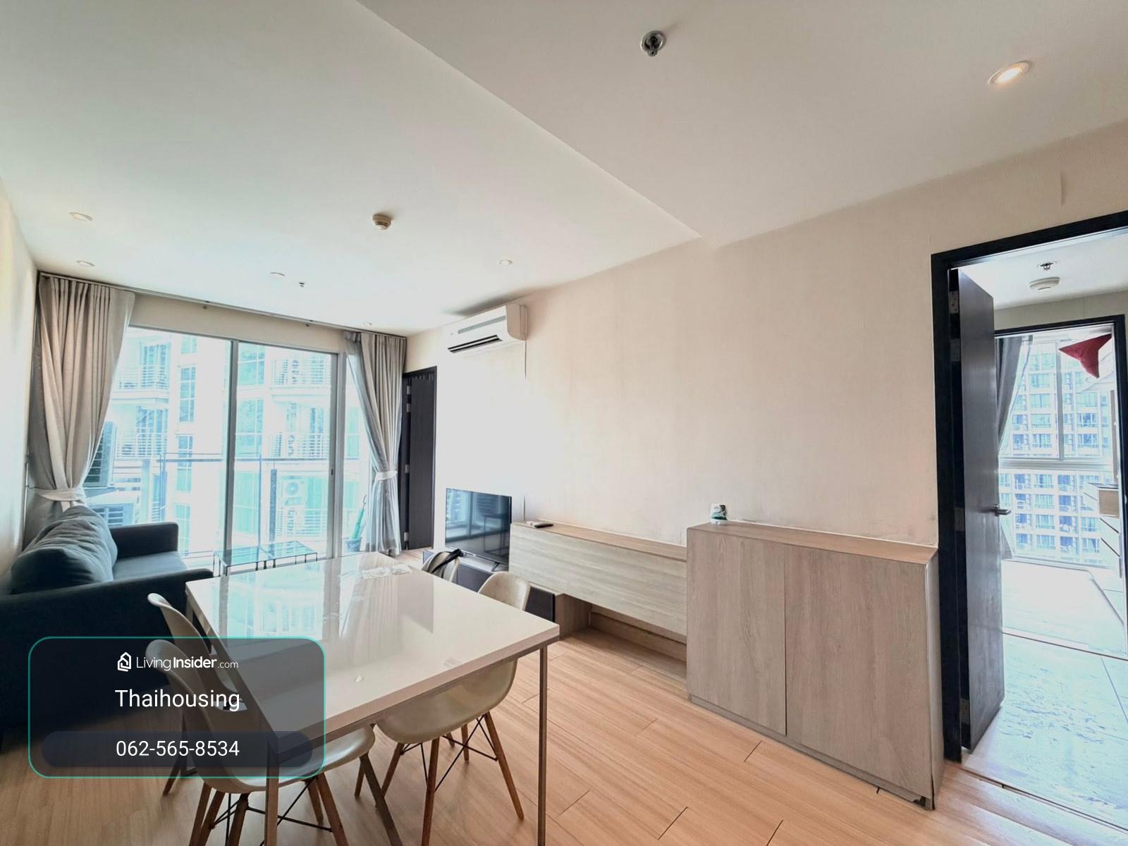 🚩A132 ให้เช่า Le Luk Condominium (Skywalk) ห้องมุมกว้าง – รูปที่ 4