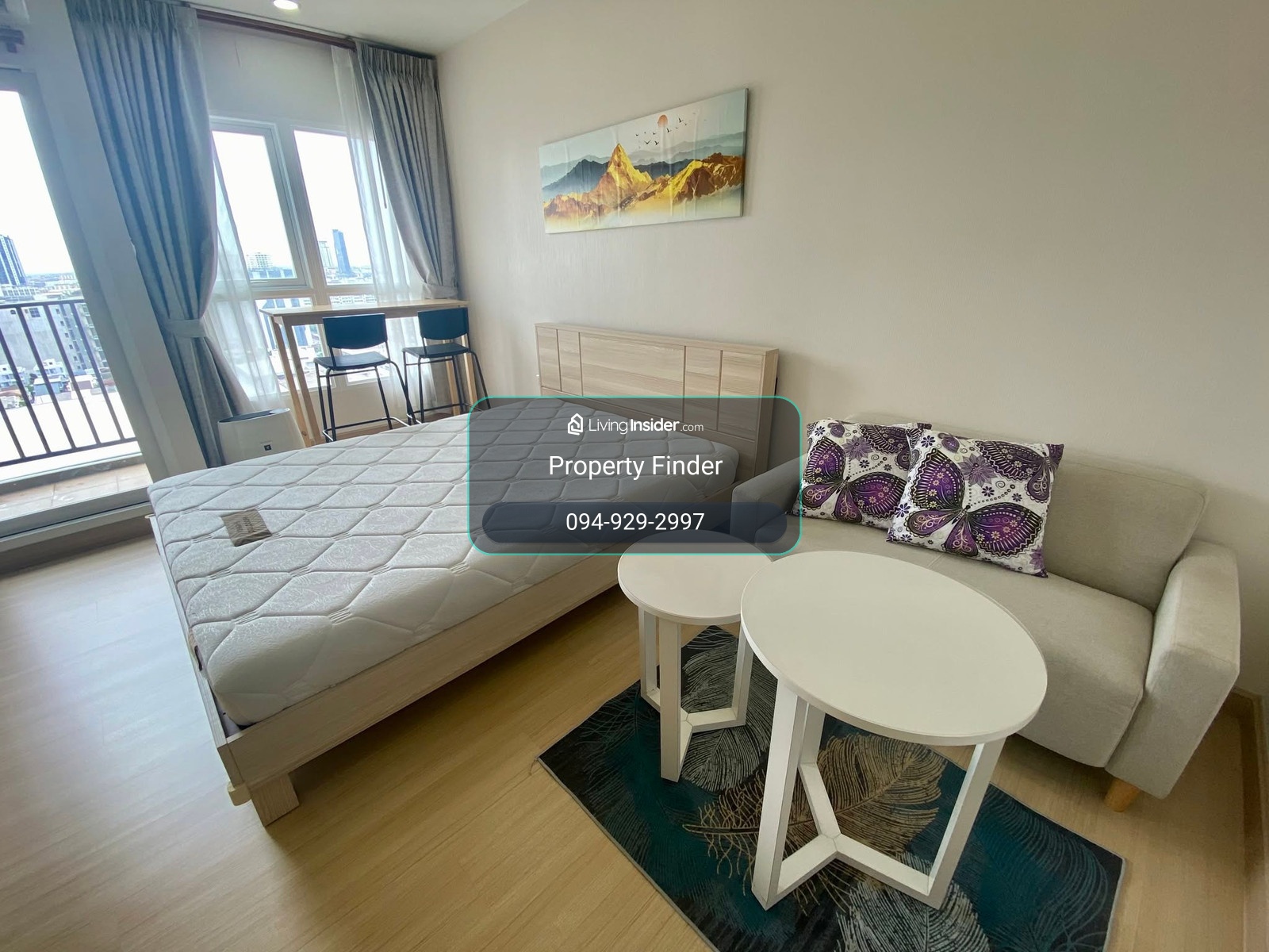 PFD-08821 Condo for rent Supalai Veranda Ramkhamhaeng , studio room, minimalist style. Good location next to the main road near ARL Ramkhamhaeng 🏙️✨ – รูปที่ 2