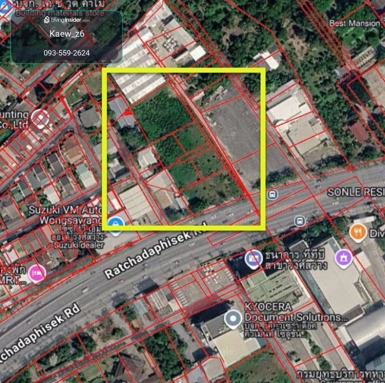 ขาย ที่ดินติดถนนรัชดาภิเษก | บางซื่อเนื้อที่ 2 ไร่ 2 งาน 8 ตร.ว. – รูปที่ 3