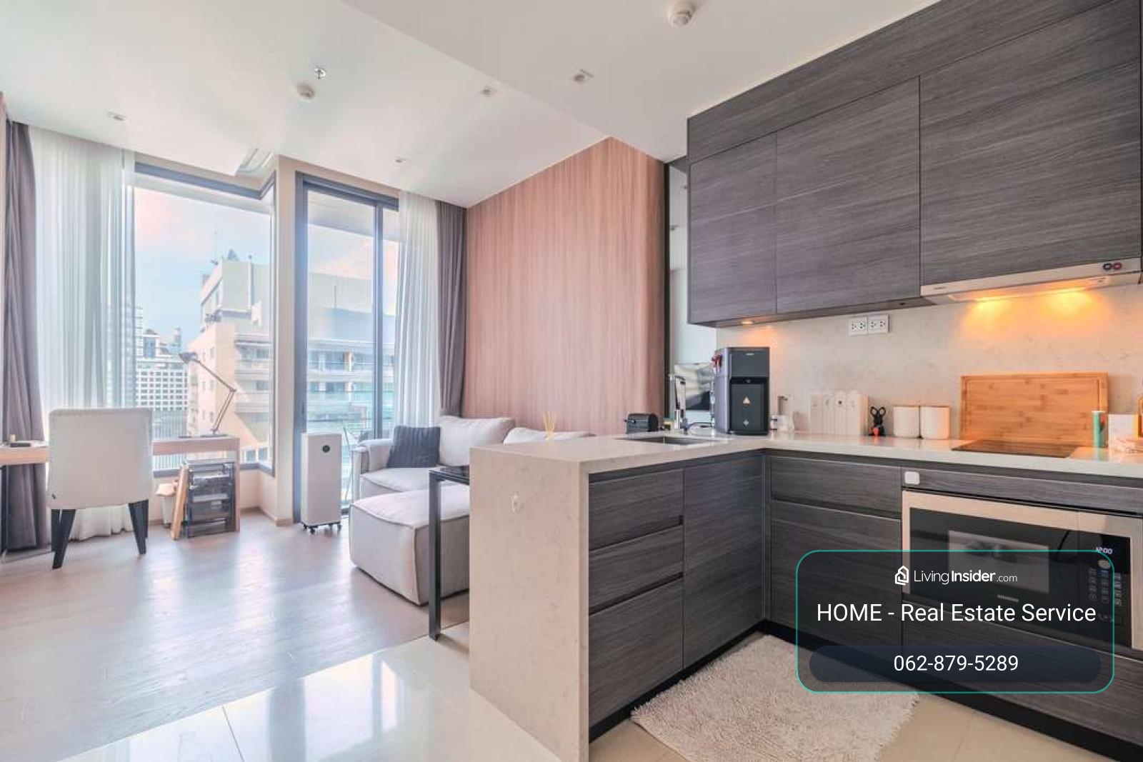 The ESSE Asoke / 1 Bedroom (SALE WITH TENANT), ดิ เอส อโศก / 1 ห้องนอน (ขายพร้อมผู้เช่า) PEII077 – รูปที่ 2