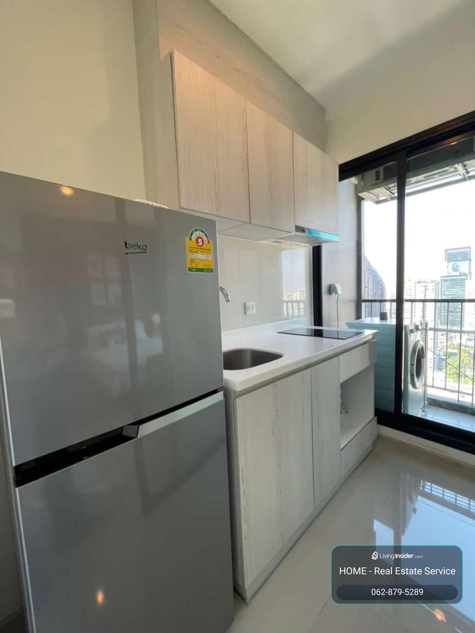Life Asoke / Studio (SALE WITH TENANT), ไลฟ์ อโศก / ห้องสตูดิโอ (ขายพร้อมผู้เช่า) PEII083 – รูปที่ 3