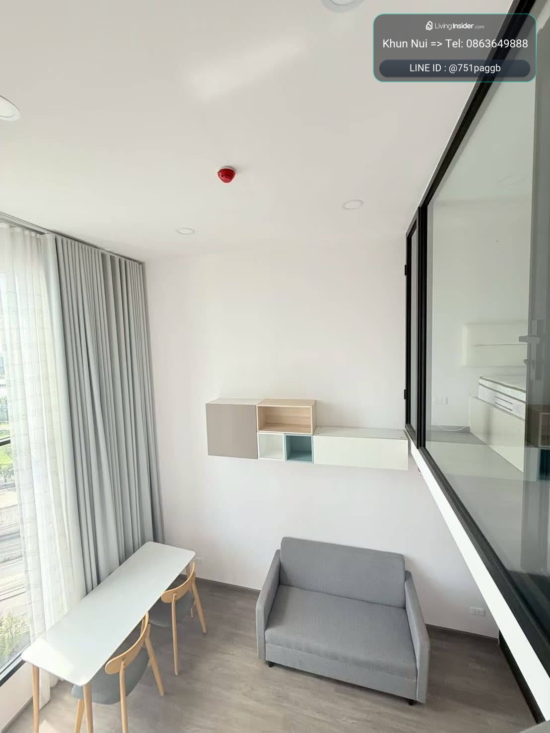 For rent: Duplex So Origin Kaset Interchange, ready to move in, next to BTS Kaset, opposite Kasetsart University**TEL: 0863649888 / LINE: @751paggb – รูปที่ 4