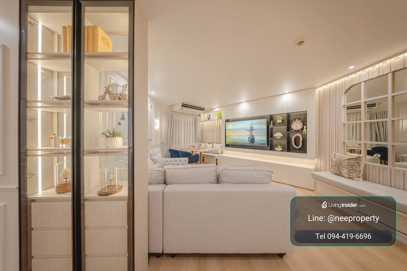 For rent, large room, 2 bedrooms, Fortune Condo Town Rama 3, near Silom-Sathorn, ready to move in. – รูปที่ 4