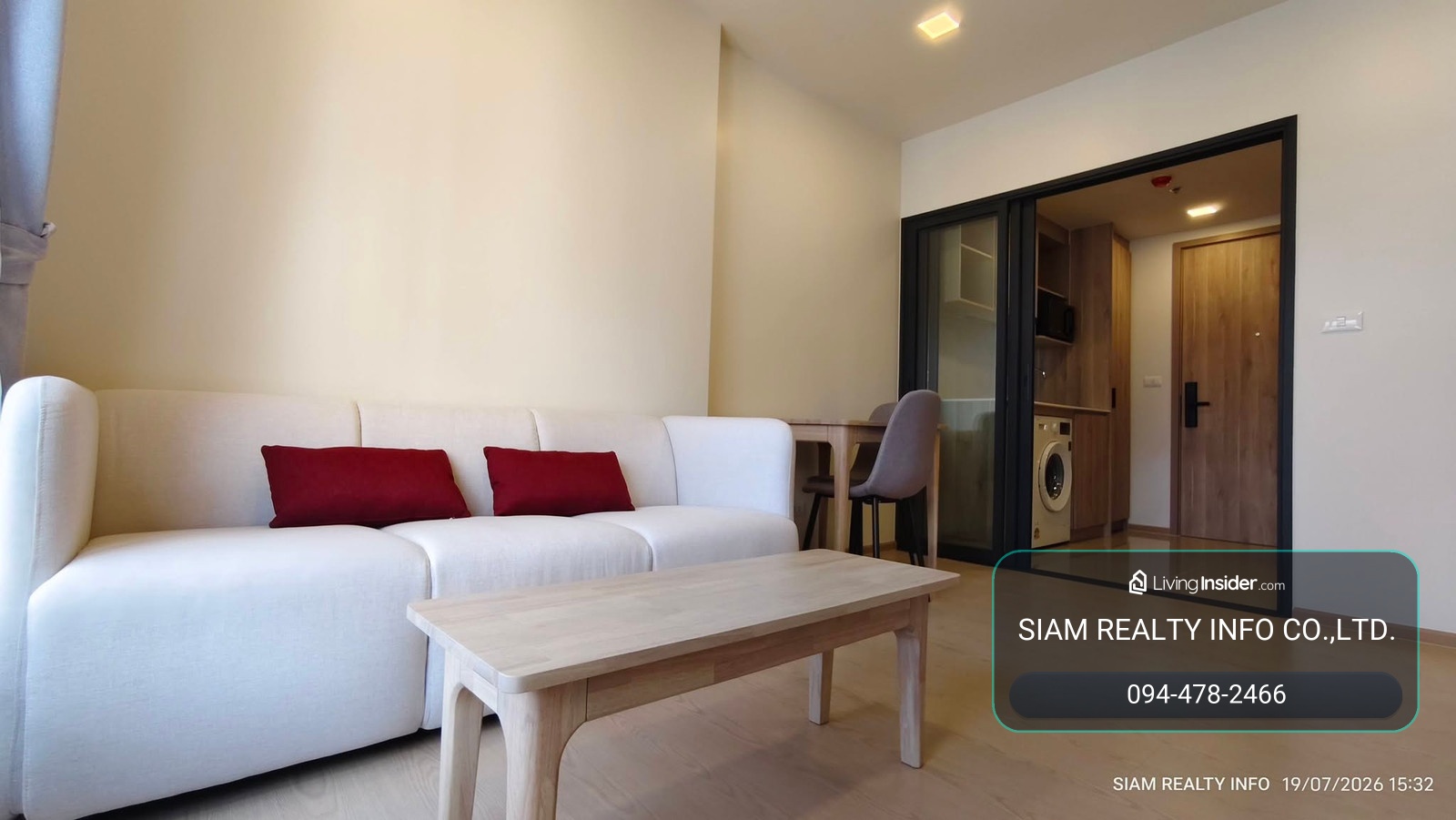 The Base Urban Rama 9 (เดอะ เบส เออร์เบิน พระราม 9) คอนโดให้เช่า ทิศตะวันออก ไม่ร้อน – รูปที่ 2