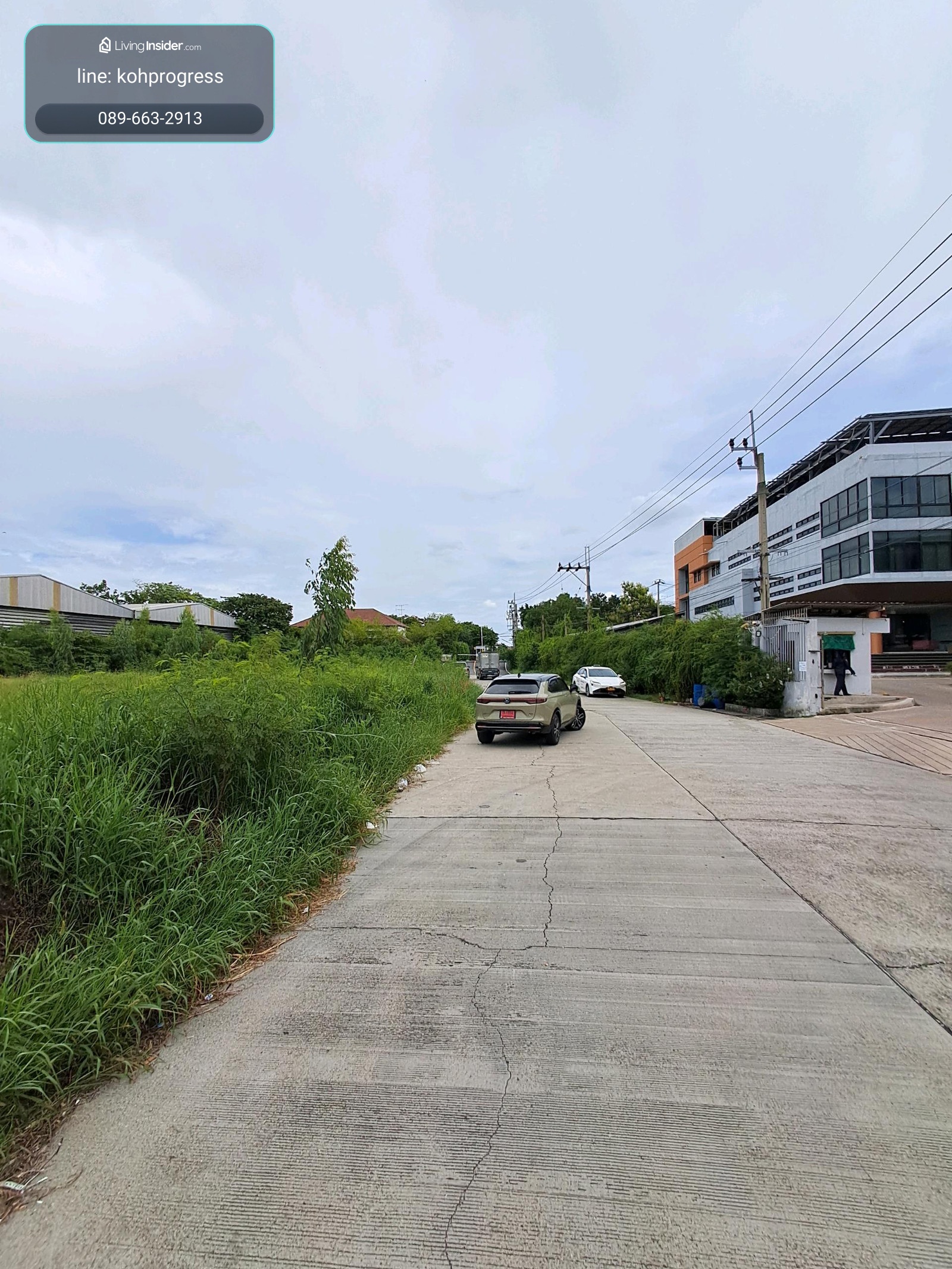 Land for sale, real purple plan (District 1 - District 3), Soi Ekachai 76/1​💥 filled in, 50 cm higher than the road. – รูปที่ 3