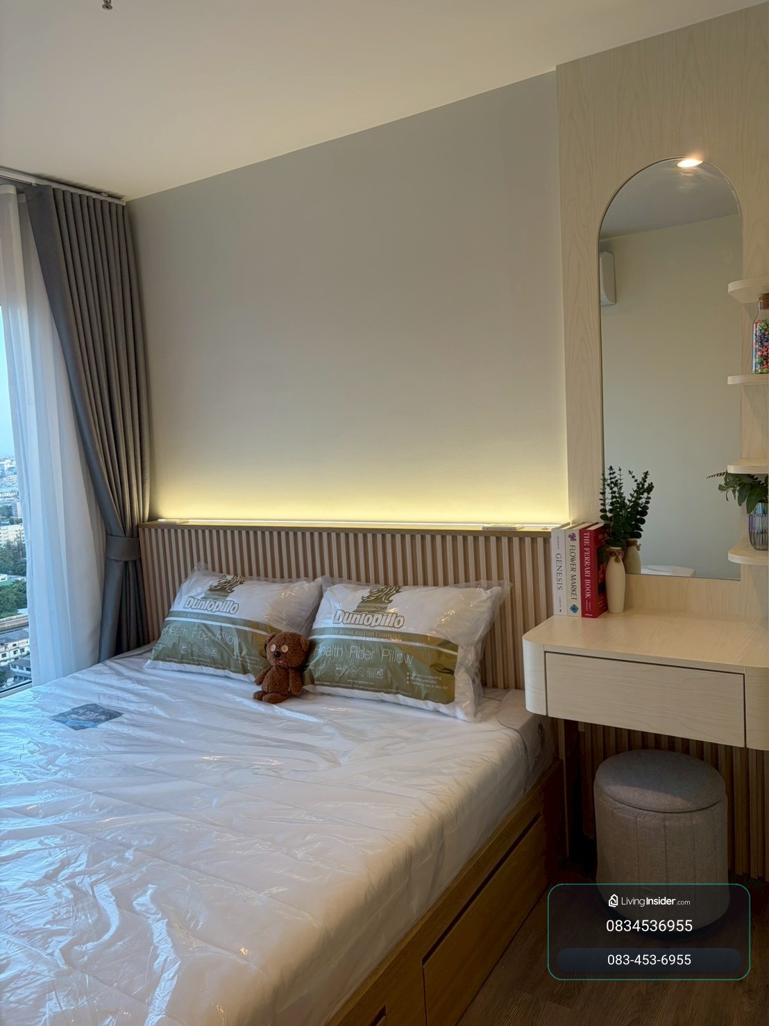 🏡 For rent Regent Home Bangna 💖 ✨ Building D, 29th floor, beautifully decorated room, built-in throughout the room ✅️ Ready to move in – รูปที่ 3
