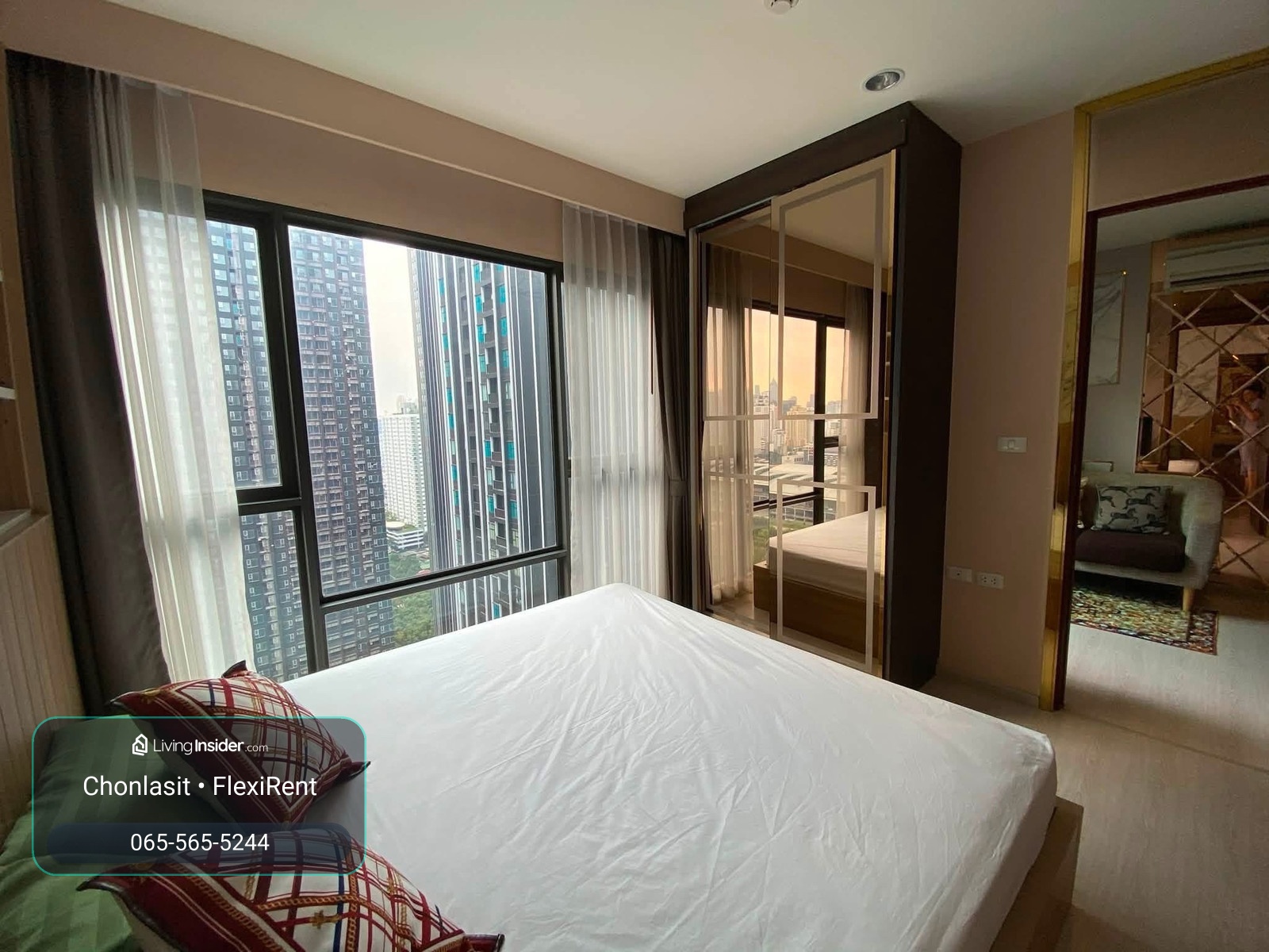 🏙️✨ ให้เช่า RHYTHM ASOKE 1 | 2 ห้องนอน ห้องมุม ชั้นสูง ใกล้ MRT พระราม 9 ✨🏙️ – รูปที่ 3