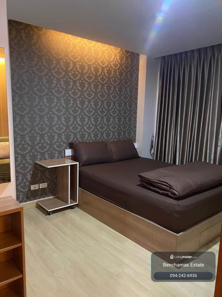 🌳ขายด่วน! Emerald Residence Ratchada เอมเมอรัลด์ เรสซิเดนท์ รัชดา  ทำเลรัชดาภิเษก-ห้วยขวาง  ห้องเกือบมุมสุด เป็นส่วนตัวมาก ✨บิ้วอินพร้อมอยู่ – รูปที่ 2