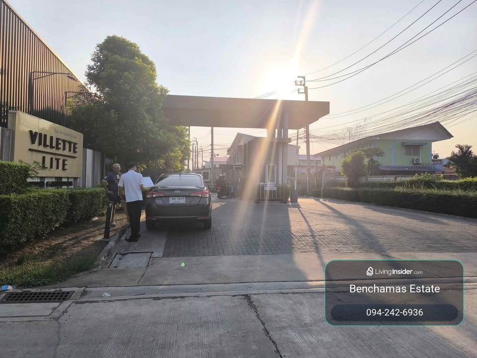 🌳ขาย  Villette Lite Tiwanon - Ratchapruek / Villette Lite Nonthaburi วิลเลท ไลท์ นนทบุรี  ทาวน์โฮม 2 ชั้น สภาพดี ต่อเติมหลังคาแล้ว ✨ พร้อมเข้าอยู่ – รูปที่ 3