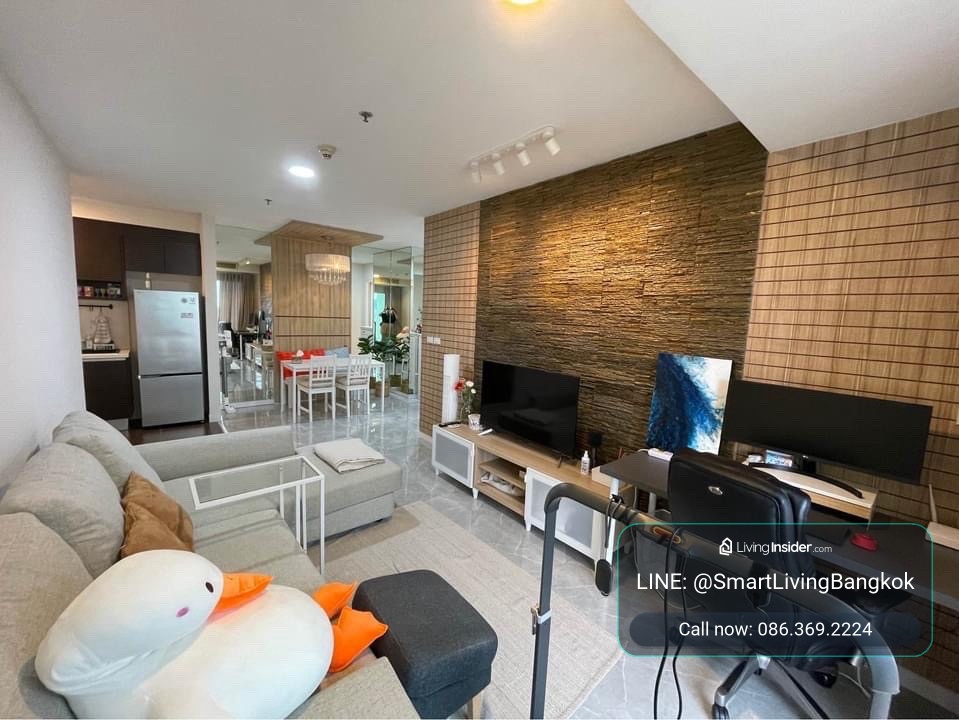 ให้เช่าคอนโดหรูรีโนเวทใหม่ 1 ห้องนอน (56 ตร.ม.) ทำเลทองหล่อ ห้องมุม วิวเมืองไม่บล็อค เดินเพียง 7 นาทีถึง BTS ใกล้ EM District และ รพ.สมิติเวช – รูปที่ 2