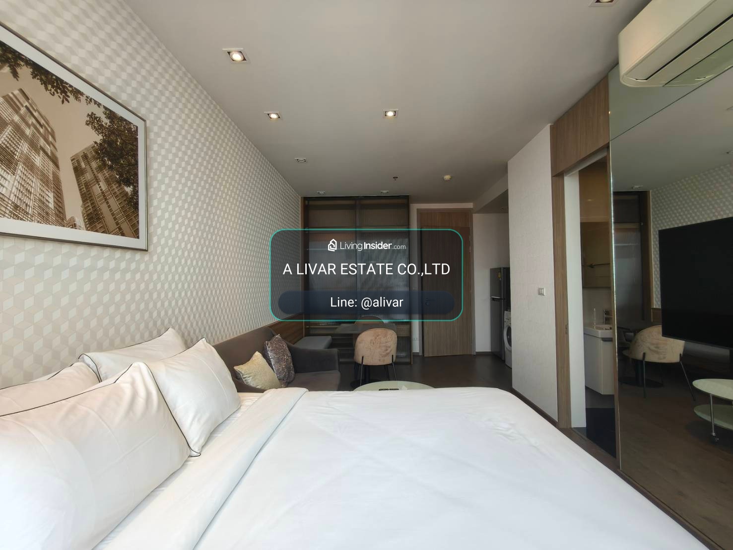 RC072026 Condo Studio for rent at Park Origin Phrom Phong ใกล้ BTS พร้อมพงษ์ – รูปที่ 3