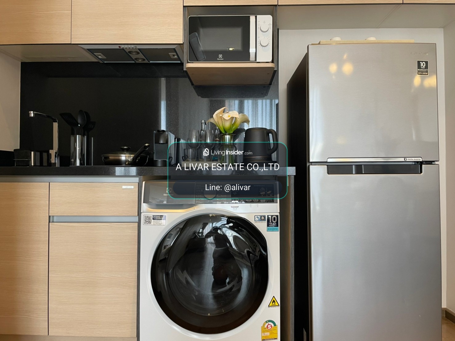 RC072426 Condo 2 Bedroom with Bathtub for rent at Park Origin Phrom Phong ใกล้ BTS พร้อมพงษ์ – รูปที่ 4