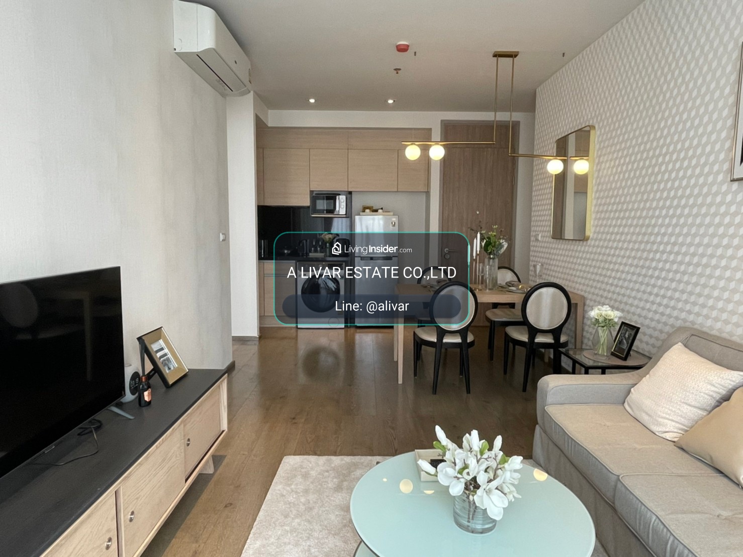 RC072426 Condo 2 Bedroom with Bathtub for rent at Park Origin Phrom Phong ใกล้ BTS พร้อมพงษ์ – รูปที่ 3