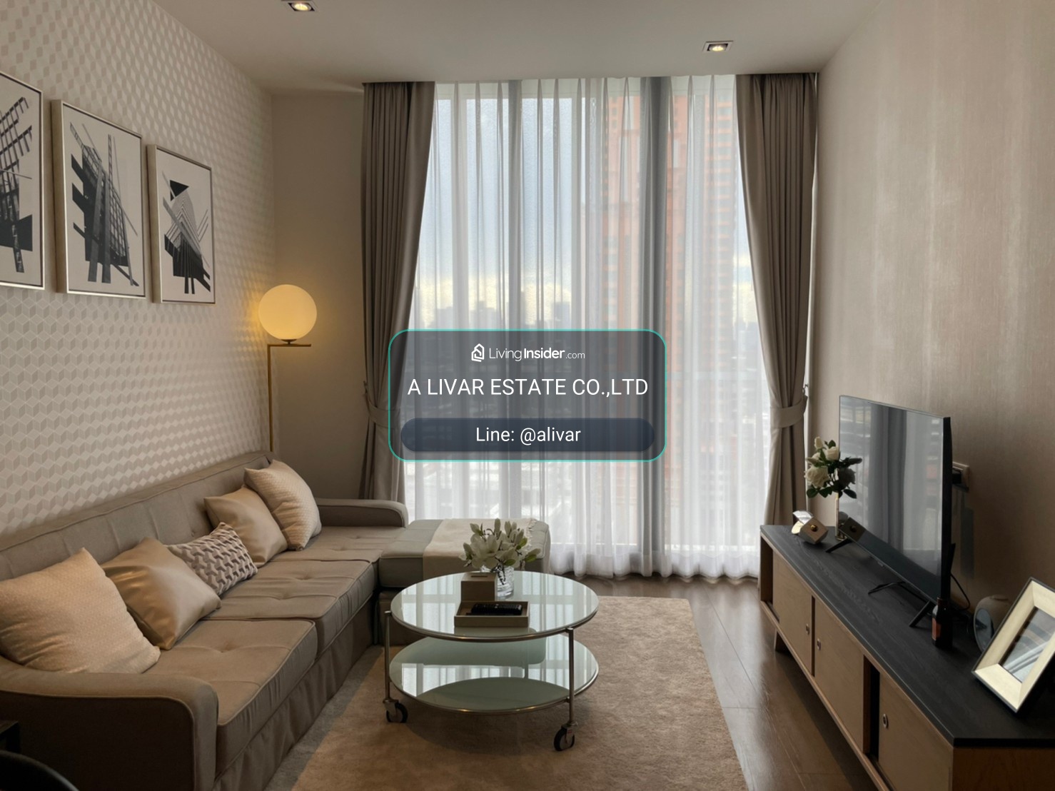 RC072426 Condo 2 Bedroom with Bathtub for rent at Park Origin Phrom Phong ใกล้ BTS พร้อมพงษ์ – รูปที่ 2