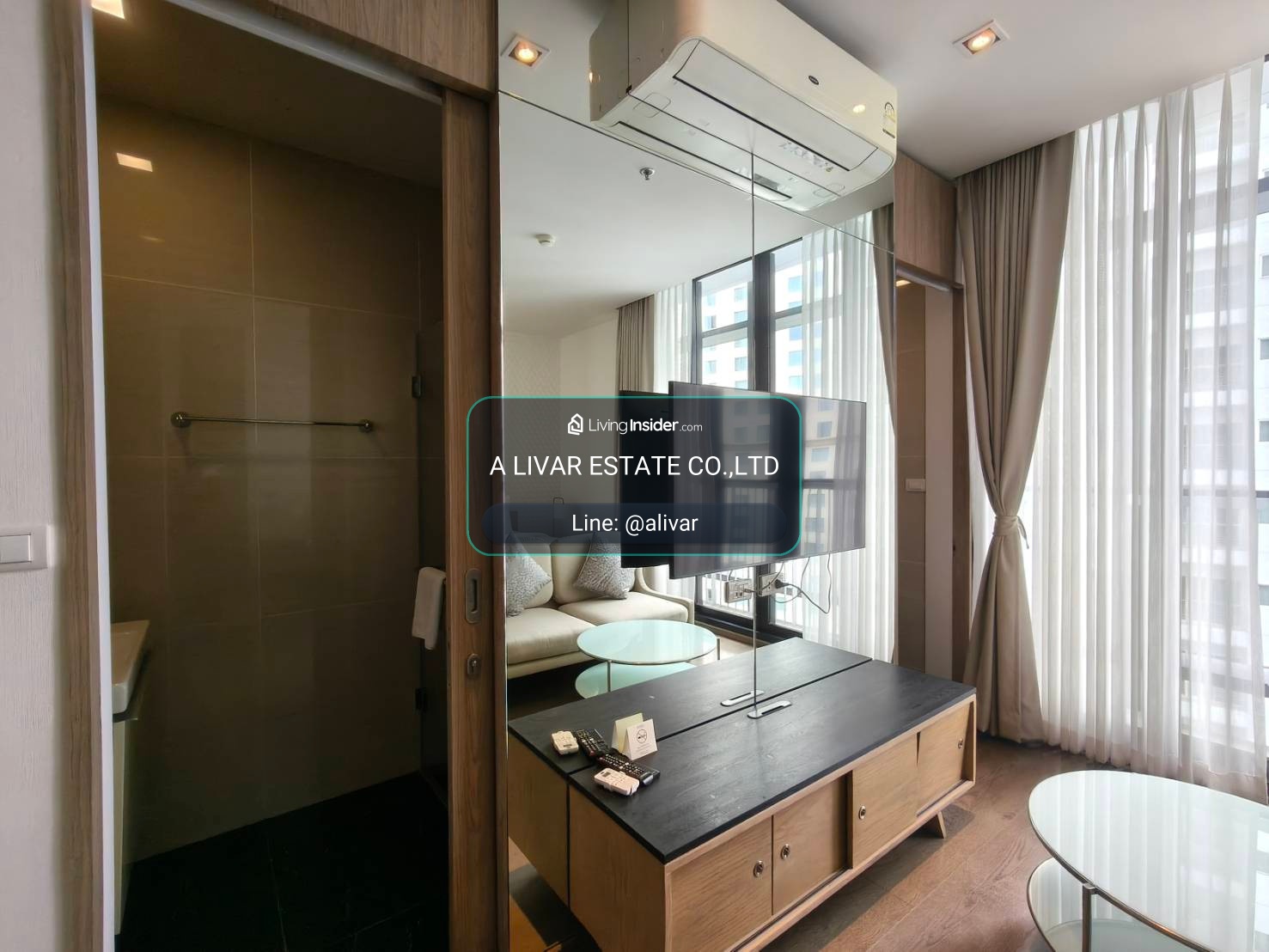 RC072626 Condo Studio Plus for rent at Park Origin Phrom Phong ใกล้ BTS พร้อมพงษ์ – รูปที่ 3