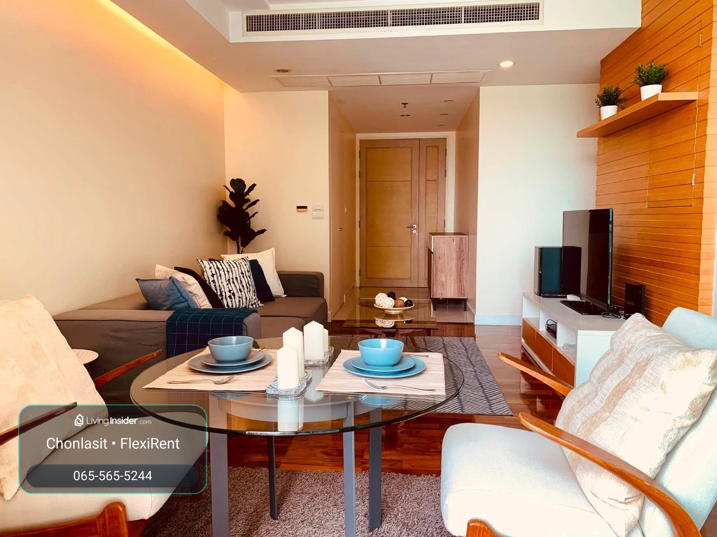 Baan Siri 31 Sukhumvit 31 59 ตร.ม. ห้องใหญ่ รีโนเวทใหม่ ใกล้ BTS พร้อมพงษ์ – รูปที่ 2