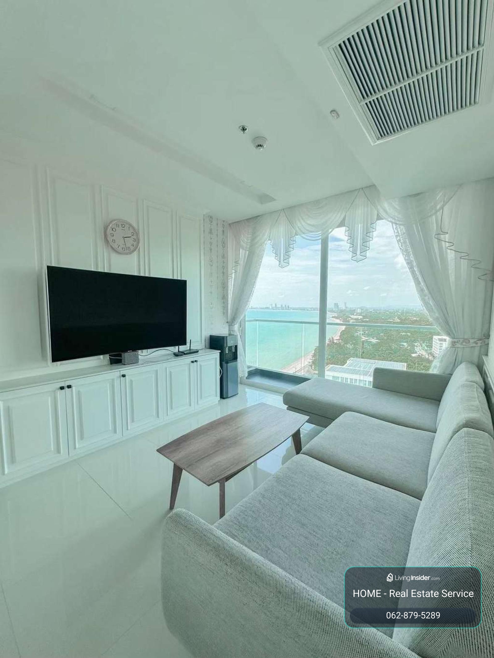 Del Mare Bang Saray Beachfront / 2 Bedrooms (FOR RENT), เดลมาเล่ย์ บางเสร่ บีชฟร้อนท์ / 2 ห้องนอน (ให้เช่า) KP165 – รูปที่ 2