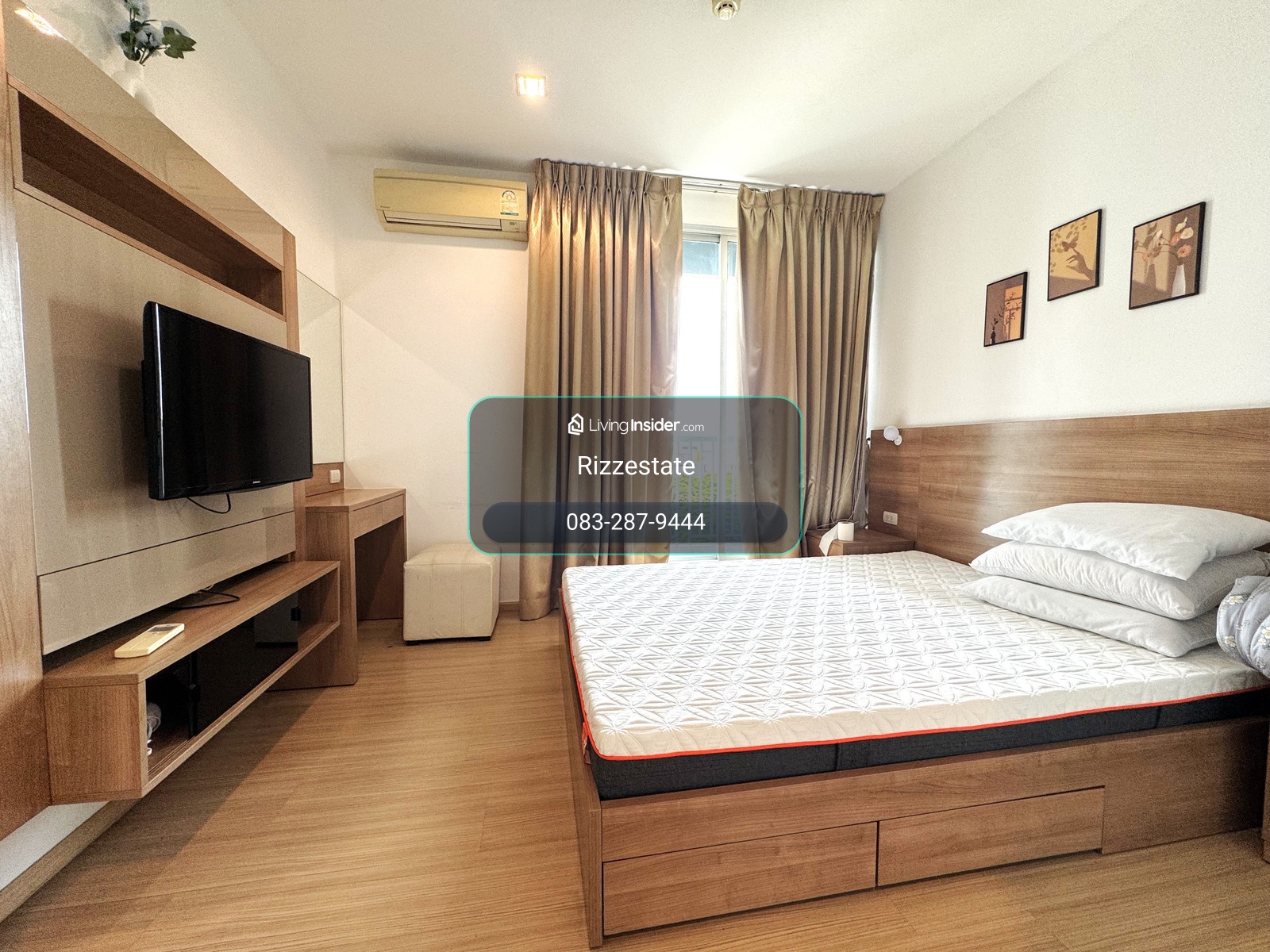 💥🔸LineID : @AgentCondo (มี@ ข้างหน้า) 🔸46 SQM💥Rhythm Sukhumvit 50 === 1 Bedroom ,ห้องสวย – รูปที่ 3