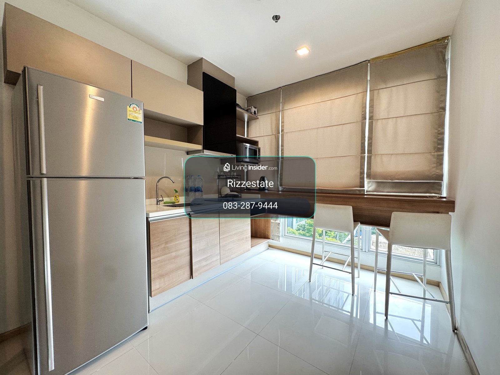 💥🔸LineID : @AgentCondo (มี@ ข้างหน้า) 🔸46 SQM💥Rhythm Sukhumvit 50 === 1 Bedroom ,ห้องสวย – รูปที่ 2