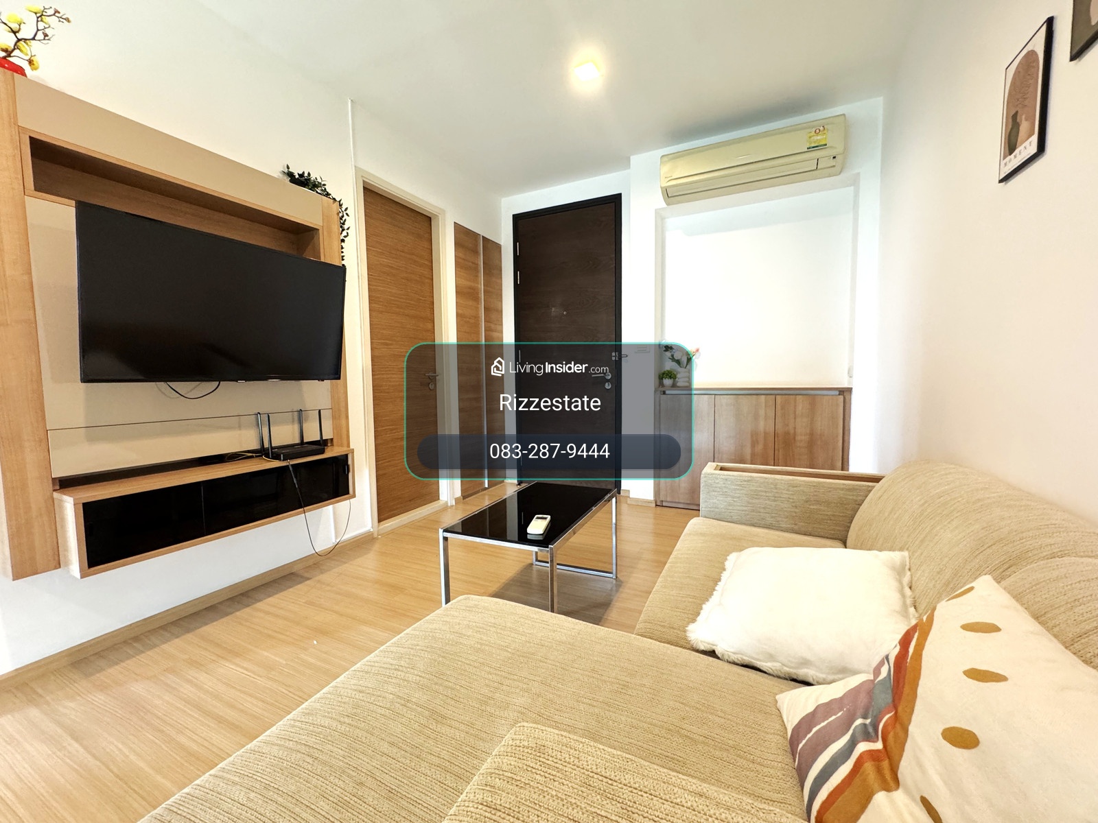 💥🔸LineID : @AgentCondo (มี@ ข้างหน้า) 🔸46 SQM💥Rhythm Sukhumvit 50 === 1 Bedroom ,ห้องสวย – รูปที่ 4